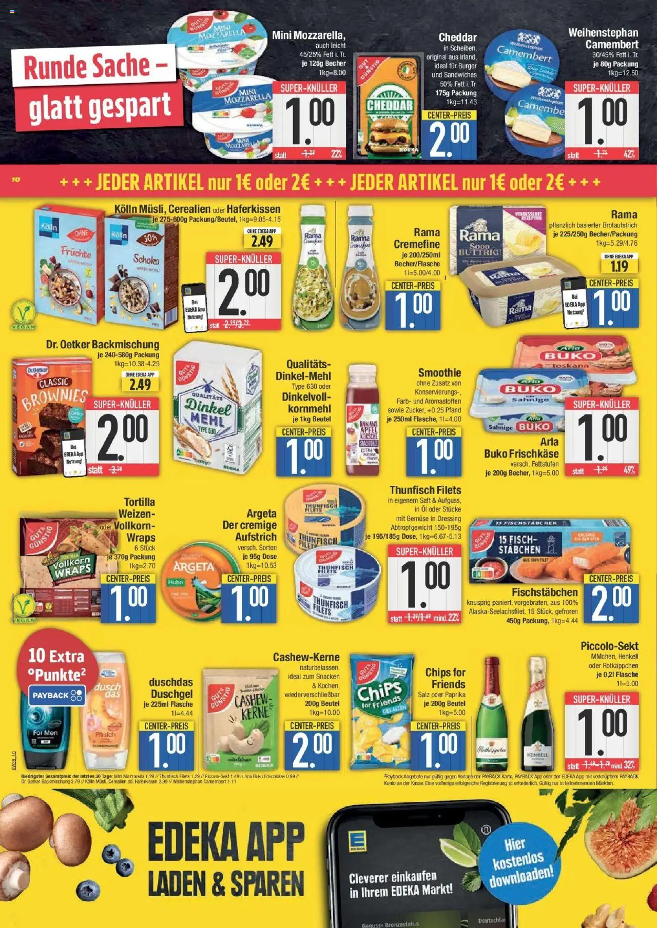 Edeka prospekt Weißenburg	 – gültig ab 21.09.2025 | Seite: 10 | Produkte: Rama, Fisch, Paprika, Salz