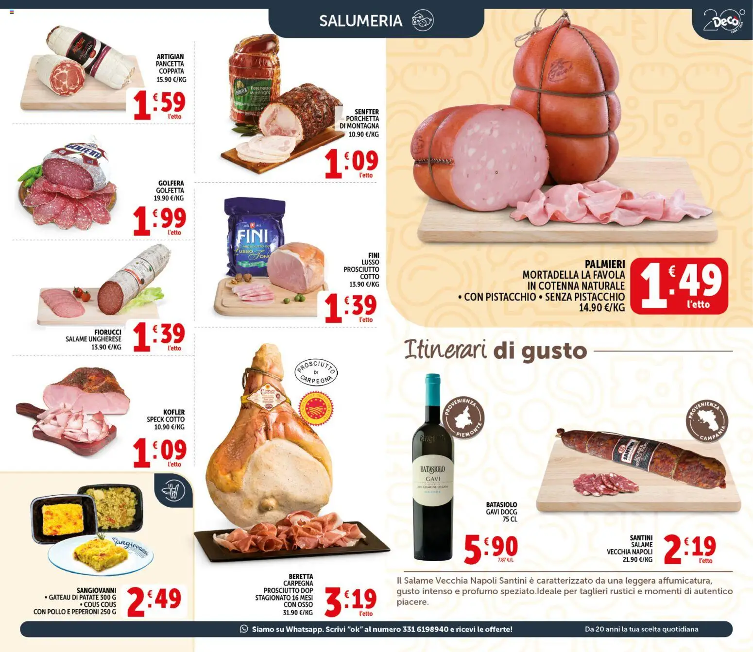 Volantino Decò del 21.04.2026 | Pagina: 3 | Prodotti: Peperoni, Cous cous, Letto, Profumo