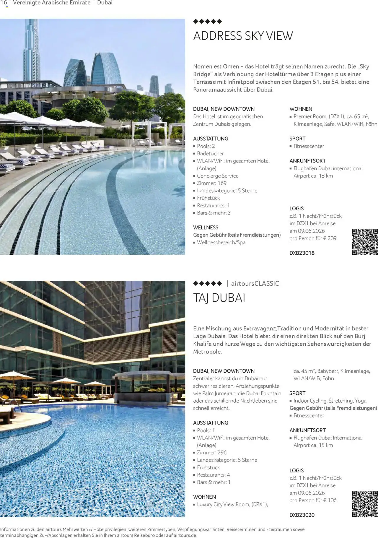 TUI airtours Katalog  Erstklassige Fernreisen 2025/26 – gültig ab 01.11.2025 | Seite: 16 | Produkte: Föhn