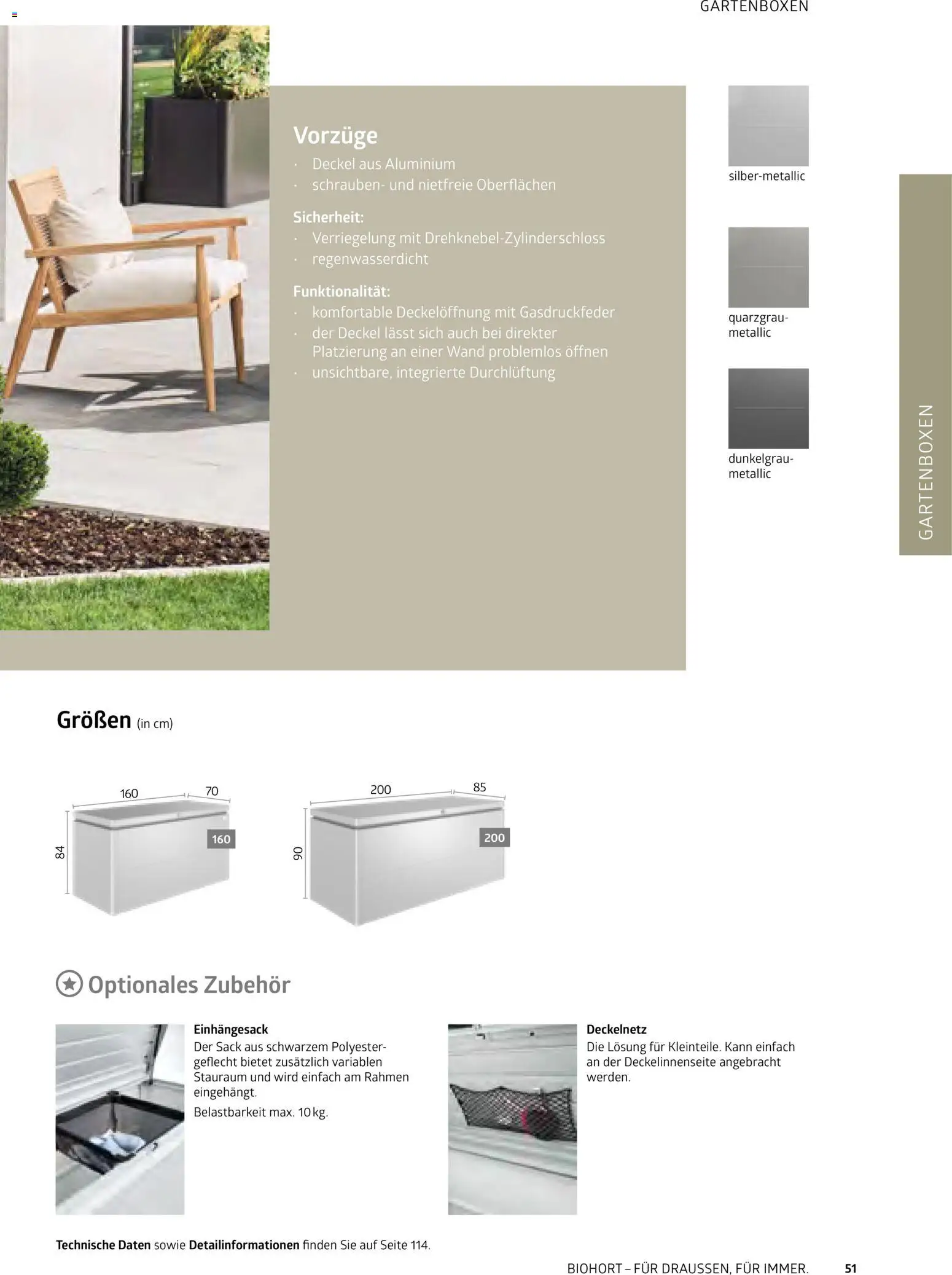 Dehner Biohort – Metall für Garten & Terrasse – gültig ab 01.01.2026 | Seite: 51