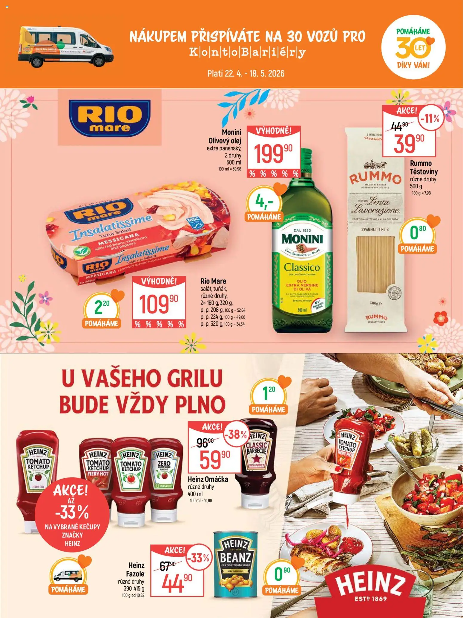 Globus leták - Praha Černý Most od 22.04.2026 | Strana: 10 | Produkty: Olej, Těstoviny, Rio mare, Fazole