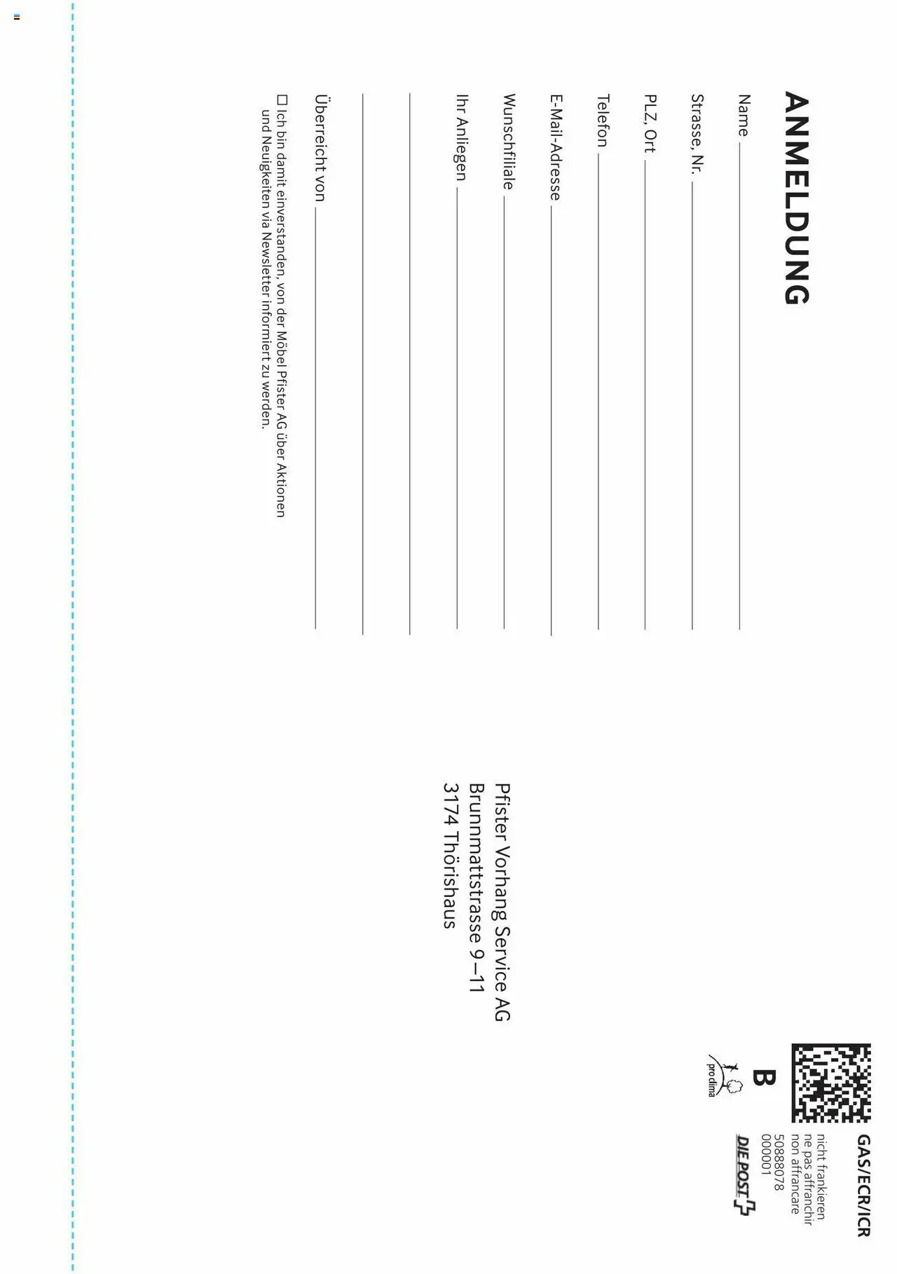 Pfister Broschüre Vorhangservice ab 05.09.2023 | Seite: 7 | Produkte: Telefon, Vorhang