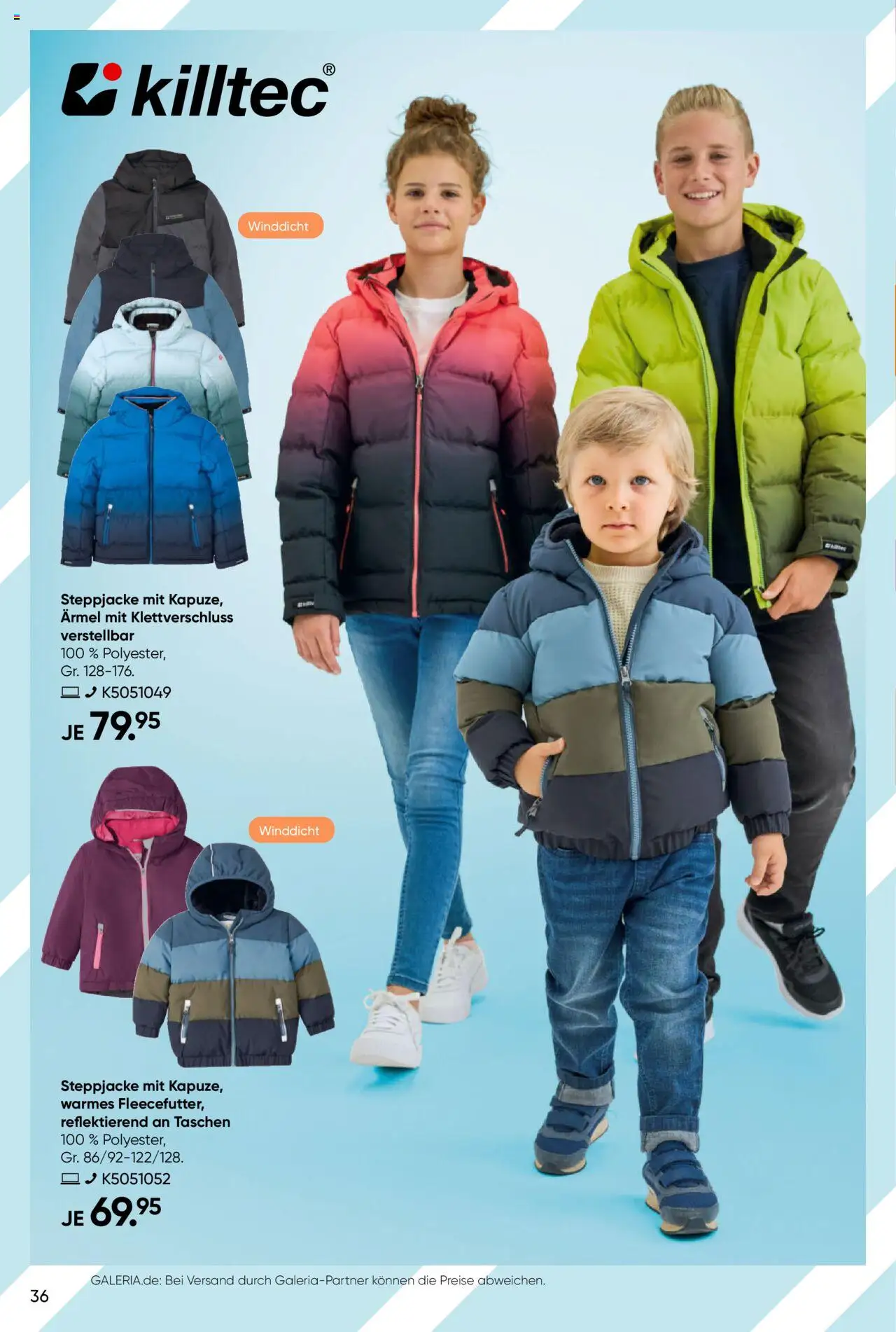 Galeria Karstadt Kaufhof Prospekt 	 – gültig ab 17.09.2025 | Seite: 39 | Produkte: Steppjacke