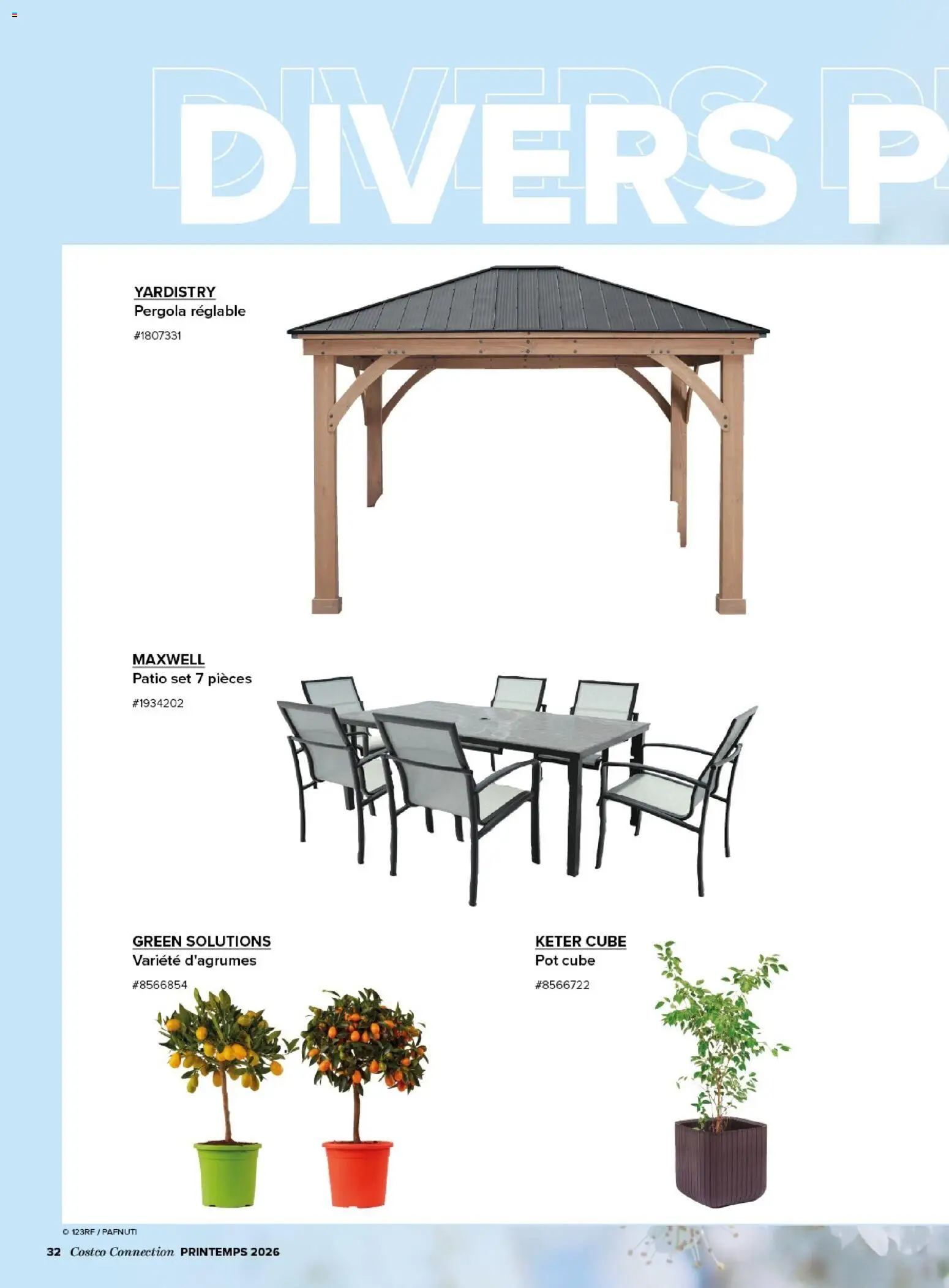 {H1} | Page: 32 | Produits: Pergola