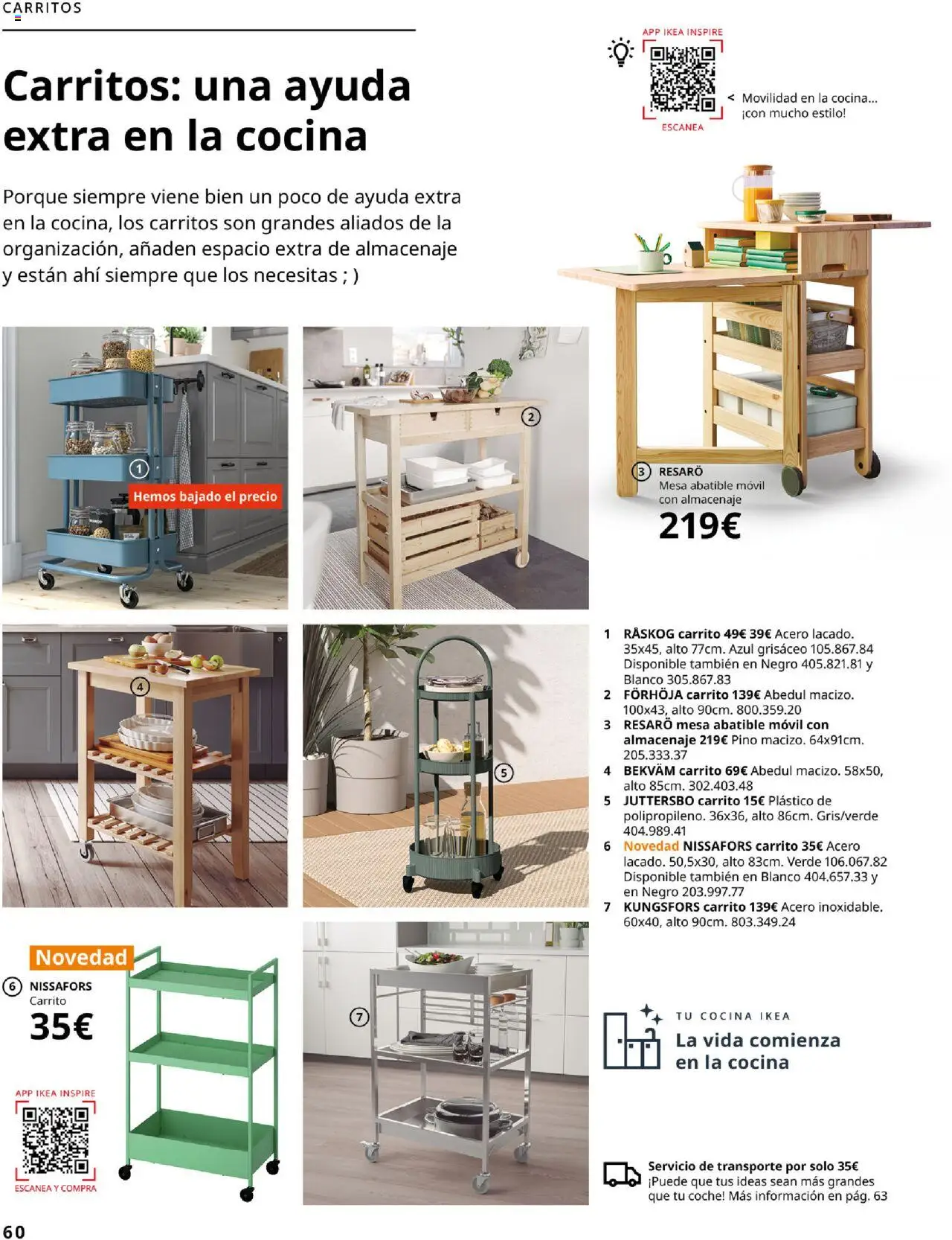 Catálogo IKEA Cocinas │ válido desde el 01.09.2025 | Página: 60 | Productos: Cocina, Almacenaje, Mesa
