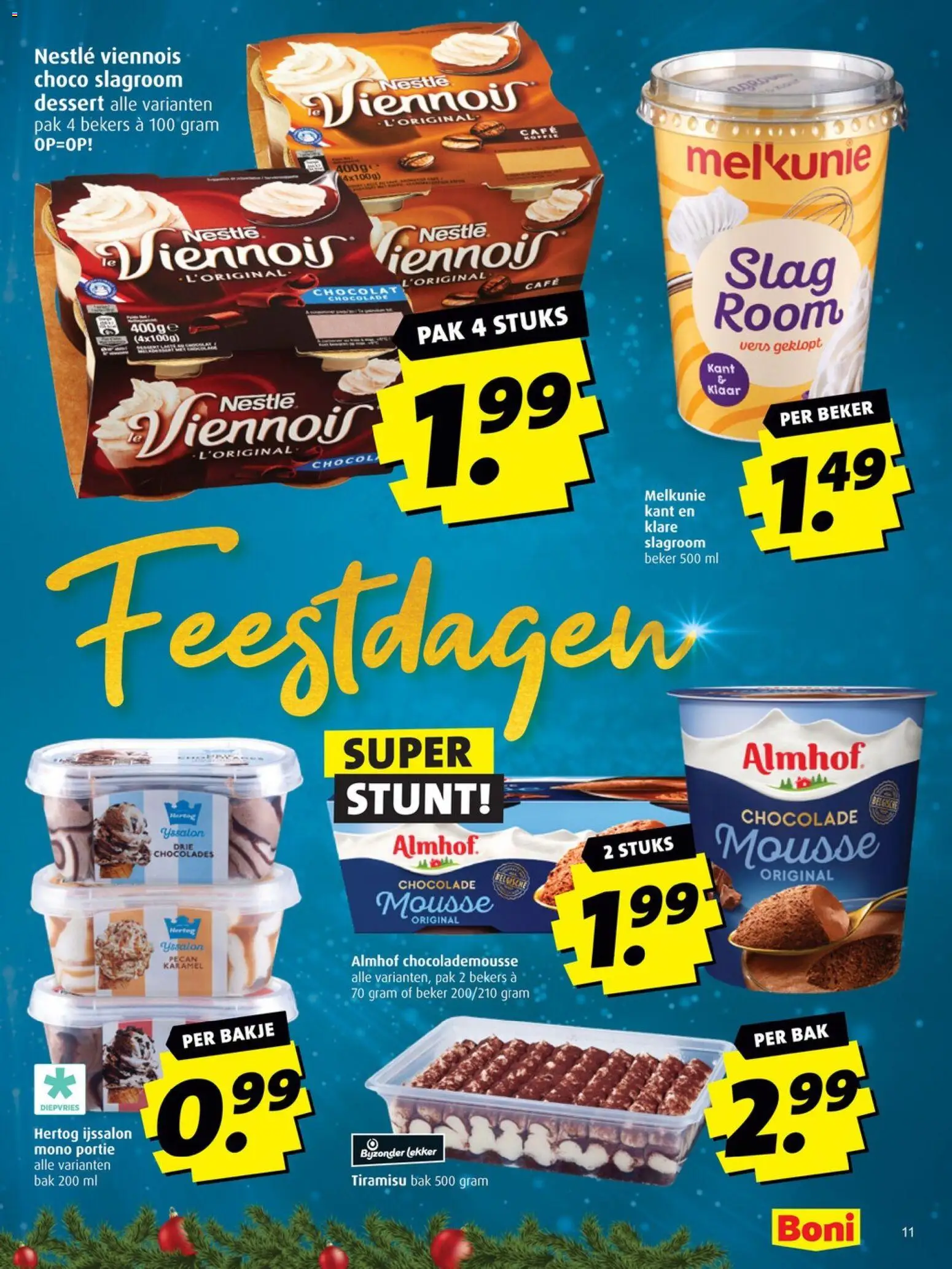 {H1} | Pagina: 11 | Producten: Chocolade, Beker, Room, Slagroom