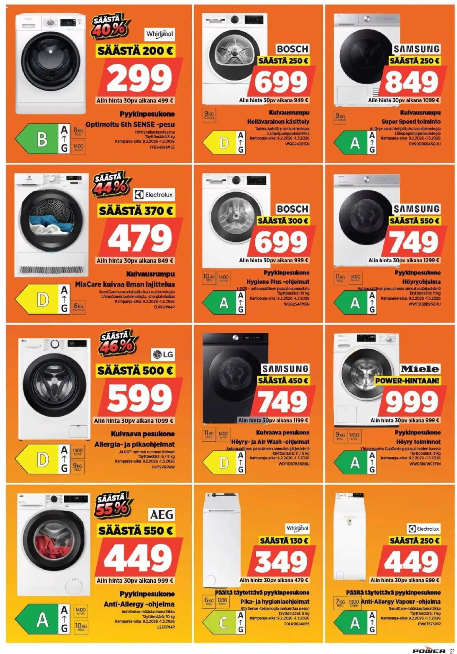 Power tarjoukset – voimassa 09.02.2026 alkaen | Sivu: 21