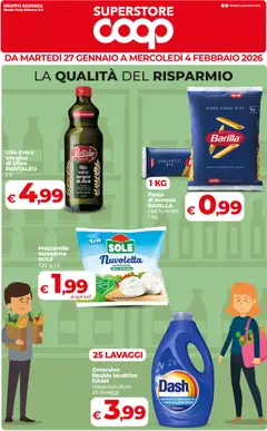 Anteprima del volantino COOP Superstore Sicilia catalogo valido a partire dal 27.01.2026