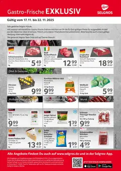 Selgros Gastro Angebote ab 17.11.2025 gültig