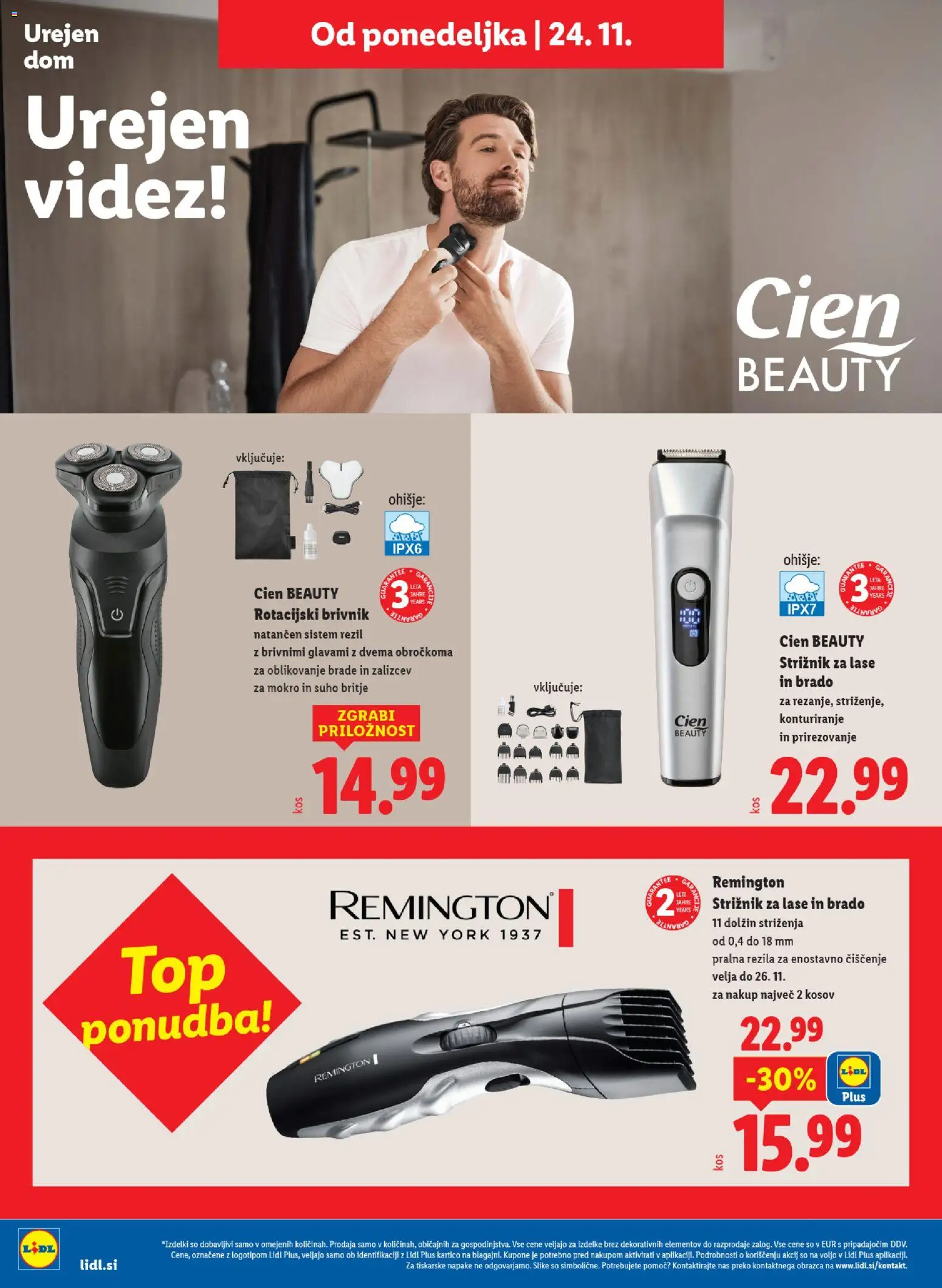 Novi Lidl katalog ponudbe – veljaven od 24.11.2025 | Stran: 48 | Izdelki: Strižnik, Brivnik