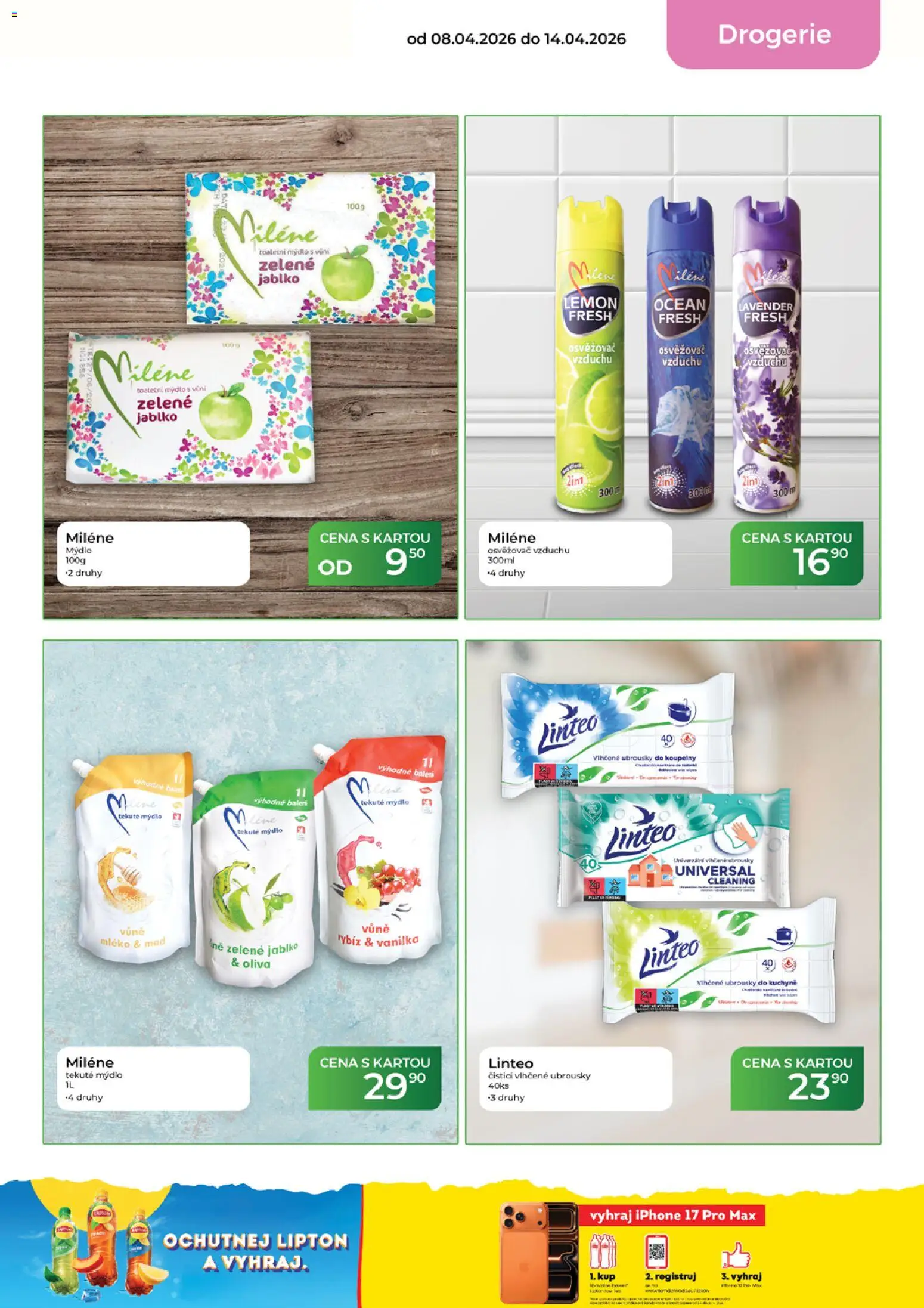 Tamda Foods leták od 08.04.2026 | Strana: 55 | Produkty: Mýdlo, Ubrousky, Drogerie, Kuchyně