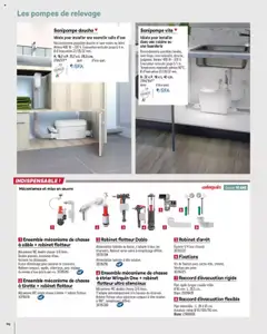 Gedimat - Prévisualisation de Gedimat Salle de bains & Cuisine valide à partir de 14.03.2025 | Page: 96 | Produits: Câble, Robinet, Douche