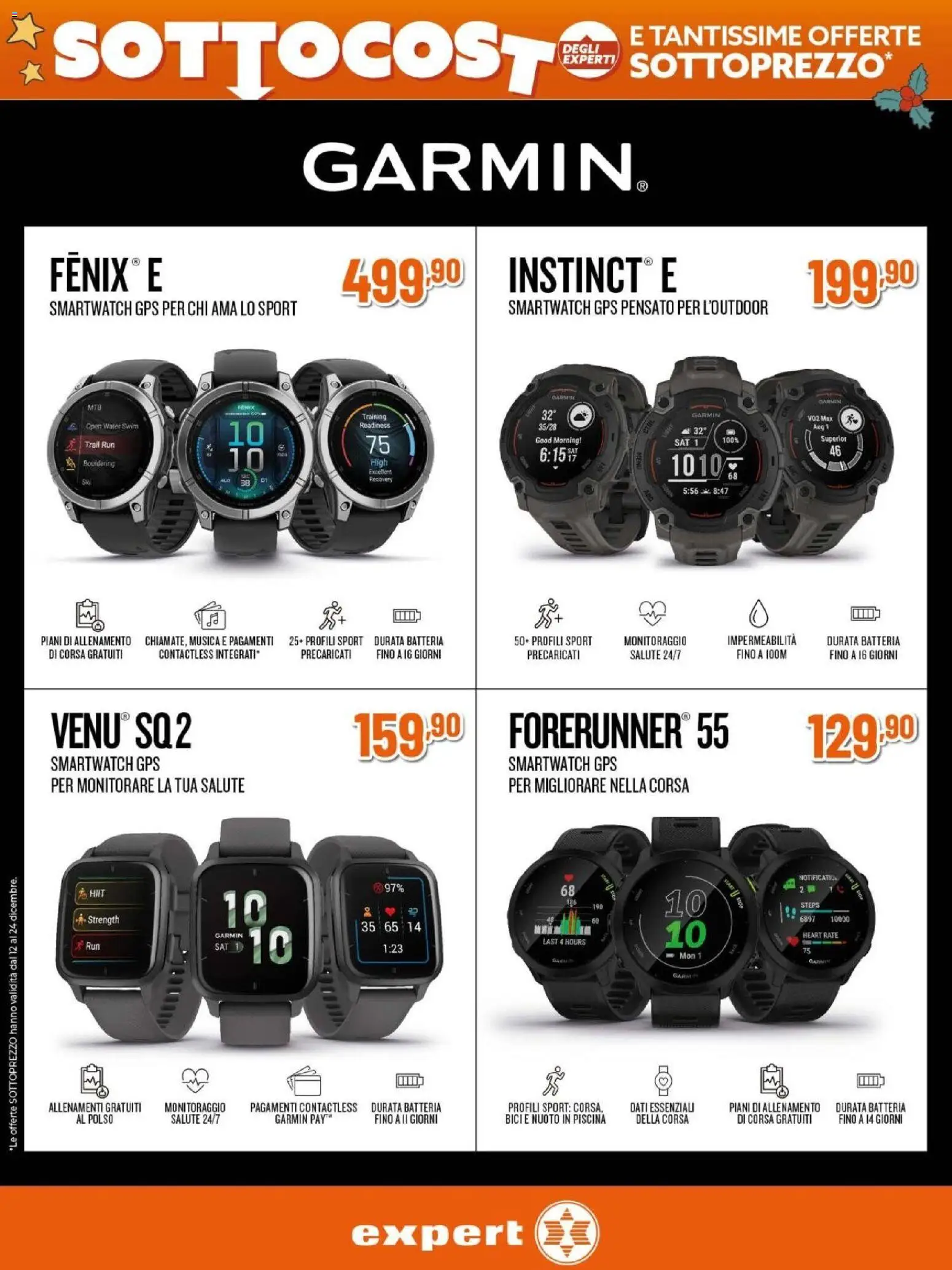 Volantino Expert del 12.12.2025 | Pagina: 9 | Prodotti: Piscina, Monitorare, Smartwatch, Batteria