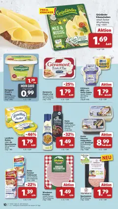 Famila Nordwest Prospekt 	 ab 27.10.2025 gültig | Seite: 10 | Produkte: Geramont, Butter, Grunlander, Salat