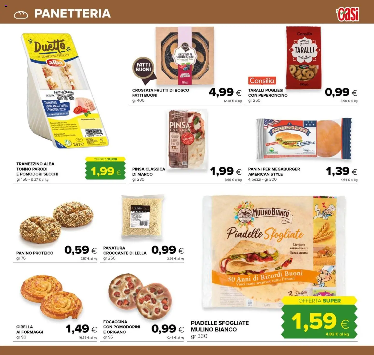 Volantino Oasi del 21.11.2025 | Pagina: 15 | Prodotti: Pomodorini, Peperoncino, Tonno, Tramezzino