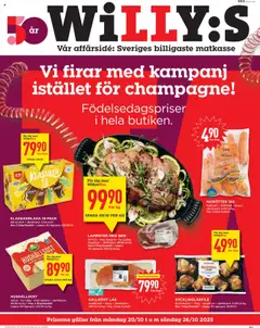 Willys - erbjudanden - Förhandsvisning av reklamblad från butik Willys aktuell från 20.10.2025