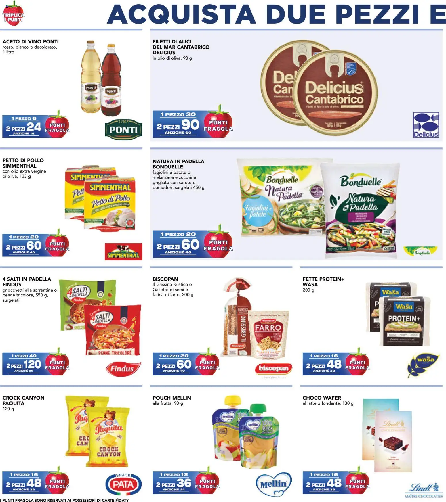 Volantino Esselunga S del 15.01.2026 | Pagina: 8 | Prodotti: Patate, Olio, Farina, Alici