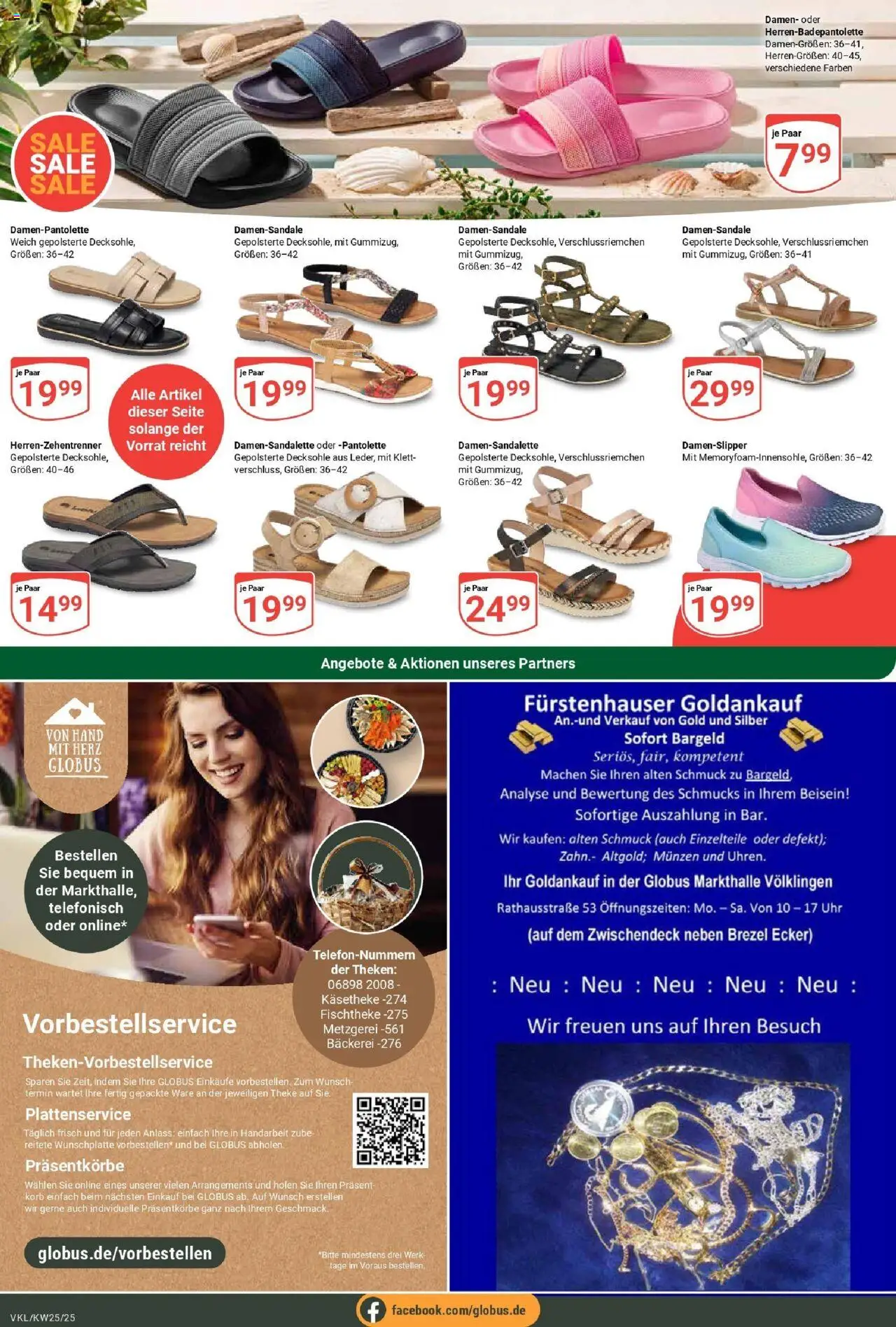 Globus prospekt Völklingen	 - gültig ab dem 15.06.2025 | Seite: 20 | Produkte: Bäckerei, Theke, Korb, Uhr