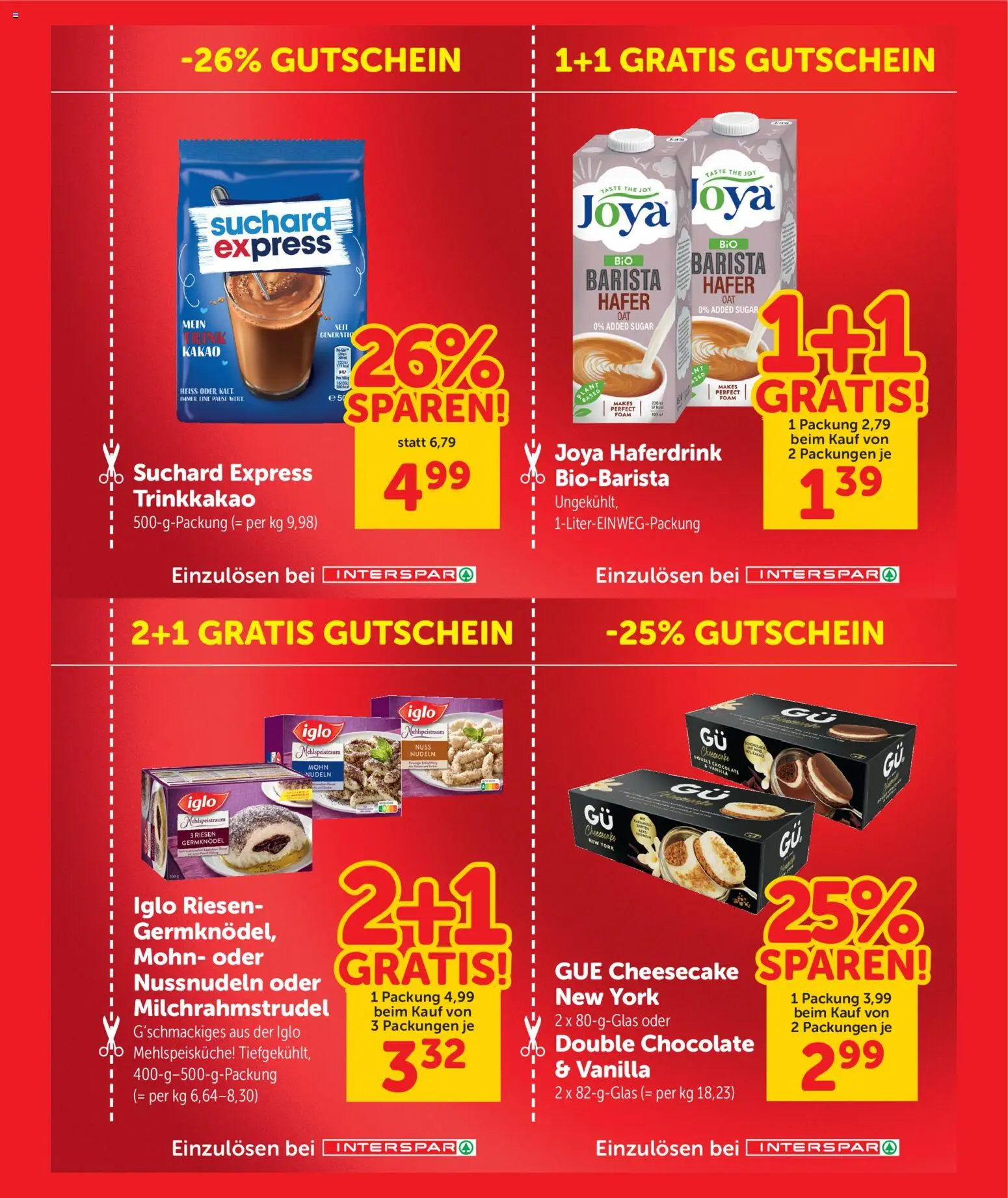 Interspar Gutscheinheft - Tirol gültig ab 29.01.2026 | Seite: 5 | Produkte: Pasta, Zitrone, Szeder, Pizza