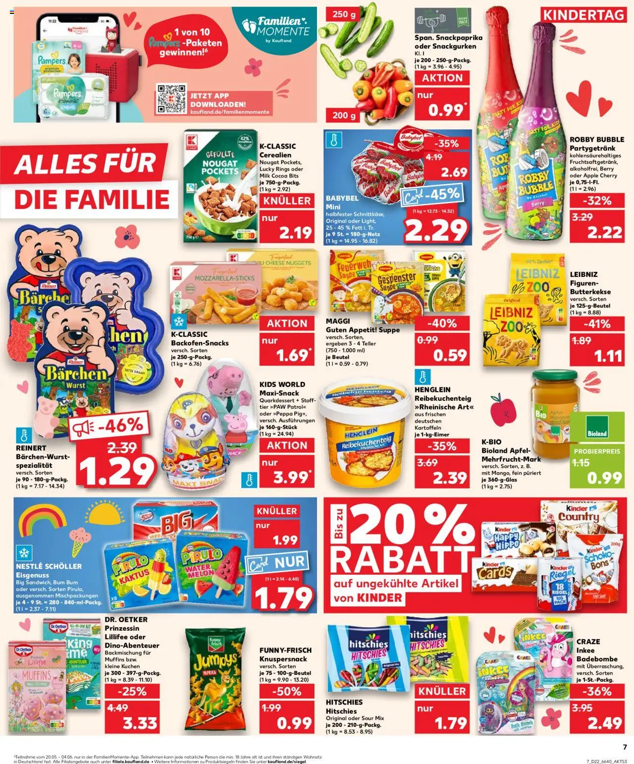 Kaufland Prospekt 	 - gültig ab dem 30.05.2025 | Seite: 7 | Produkte: Butterkekse, Kartoffeln, Paprika, Wurst