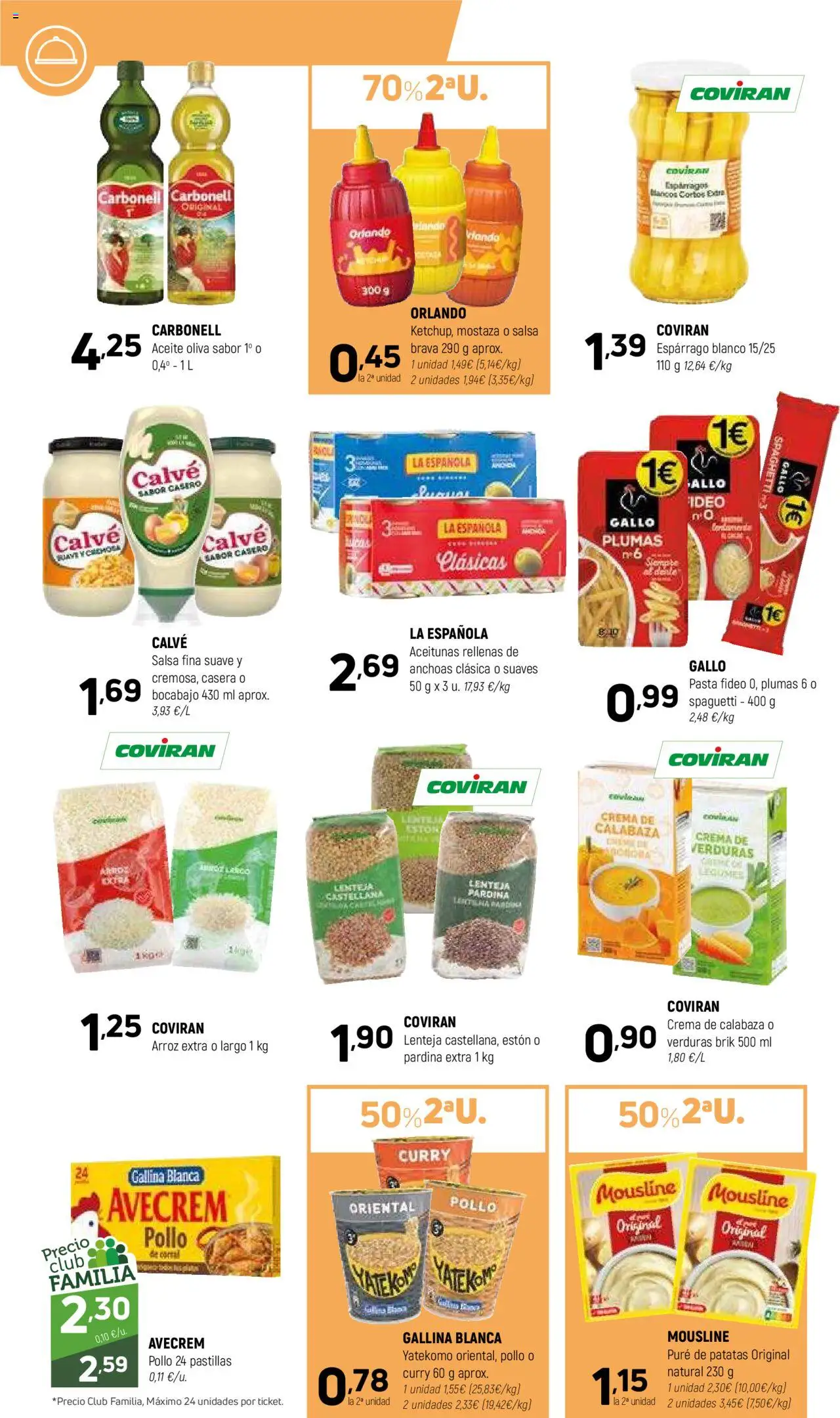Coviran ofertas │ válido desde el 21.10.2025 | Página: 6 | Productos: Aceite, Arroz, Pasta, Crema