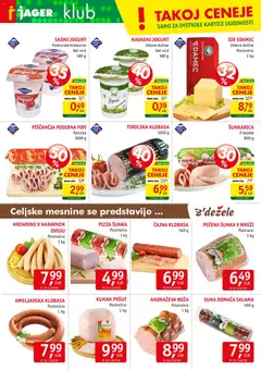 Jager katalog akcije – veljaven od 05.11.2025 | Stran: 4 | Izdelki: Pršut, Edamec, Sir, Salama