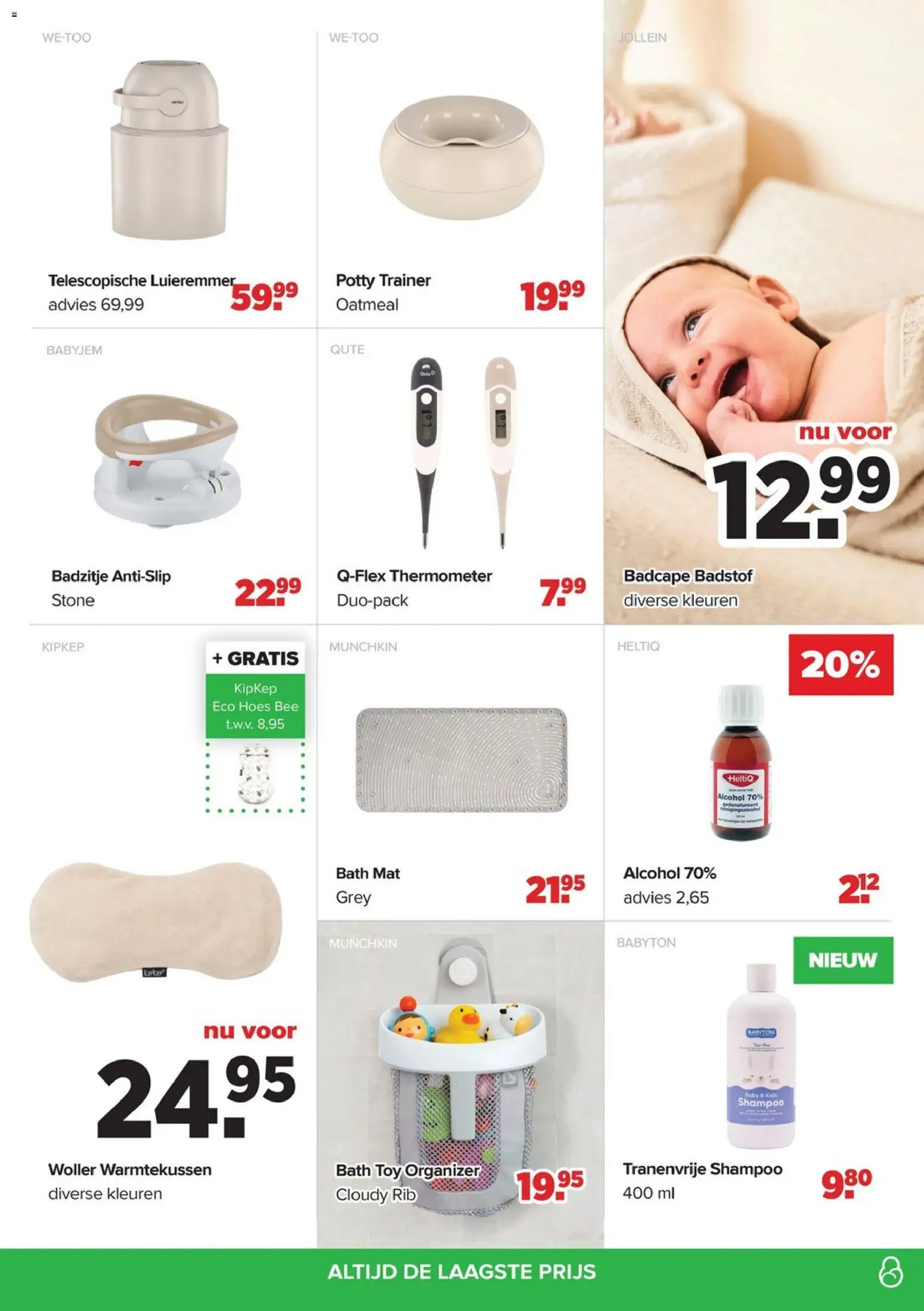 {H1} | Pagina: 15 | Producten: Thermometer, Alcohol, Shampoo