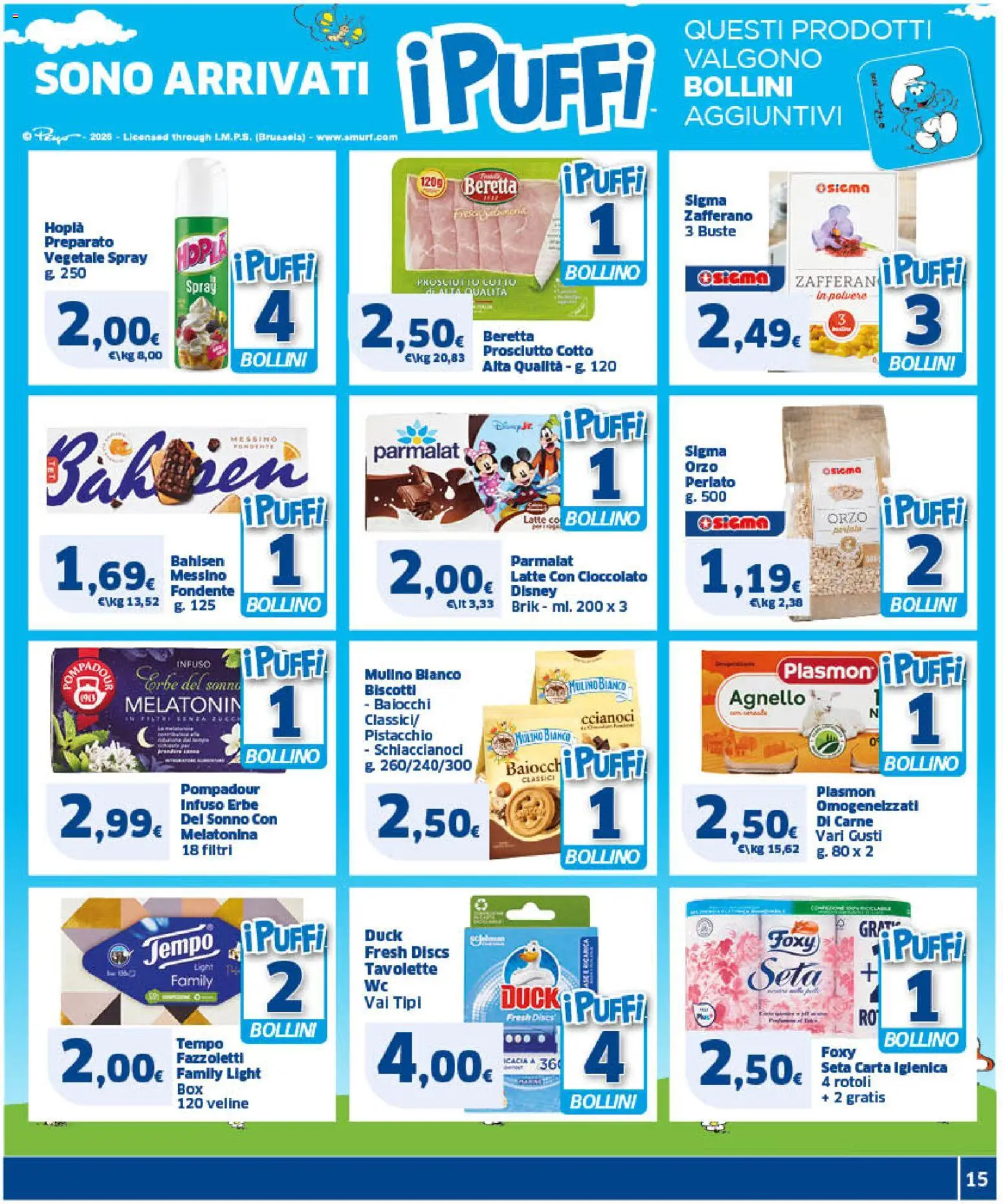 Volantino SIGMA del 10.03.2026 | Pagina: 15 | Prodotti: Prosciutto Cotto, Fazzoletti, Latte, Agnello
