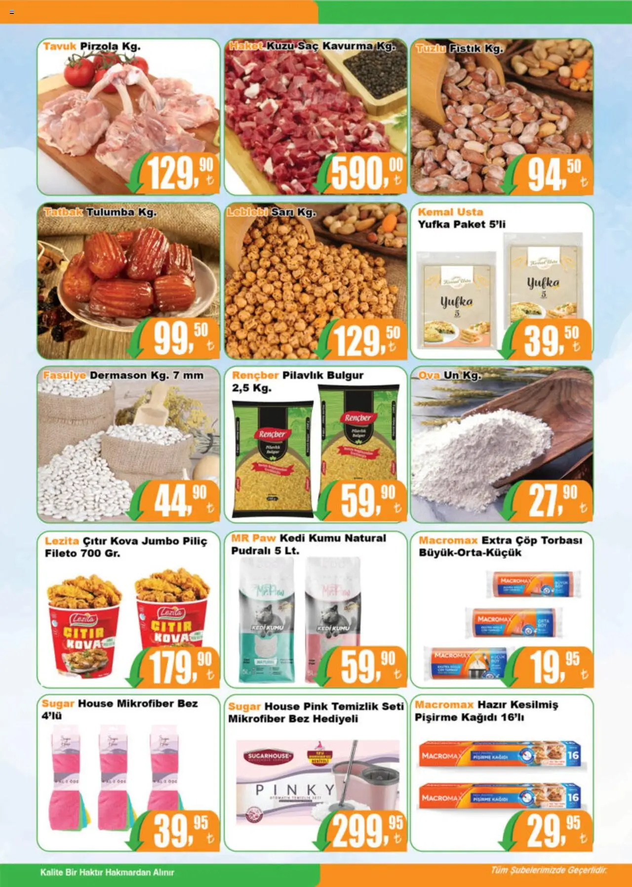 Hakmar Katalog - 04.10.2025 tarihinden itibaren geçerlidir | Sayfa: 3 | Ürünler: Fasulye, Fıstık, Çöp torbası, Pirzola