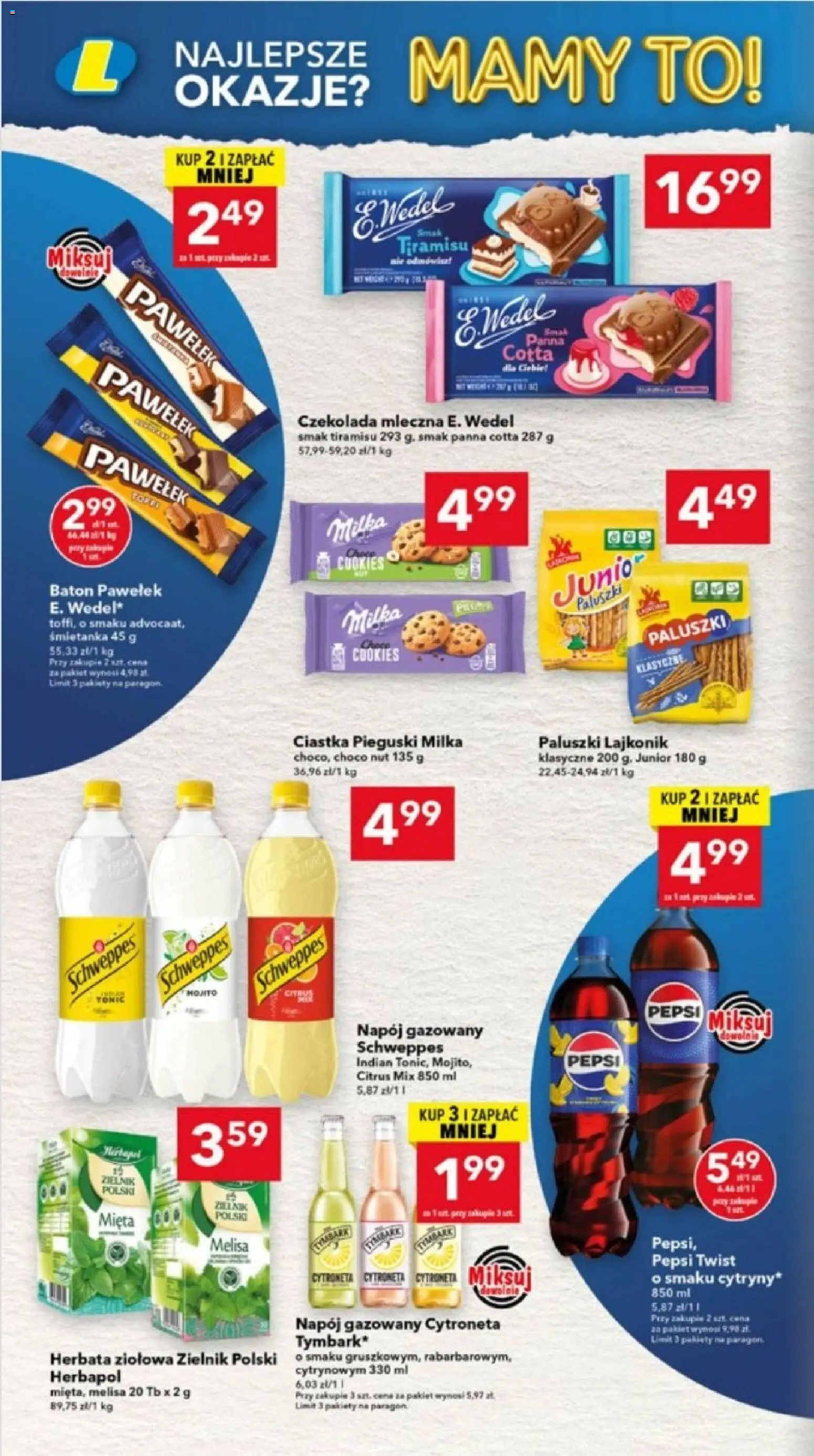Lewiatan gazetka - Lublin od 09.04.2026 | Strona: 6 | Produkty: Tiramisu, Mięta, Baton, Ciastka