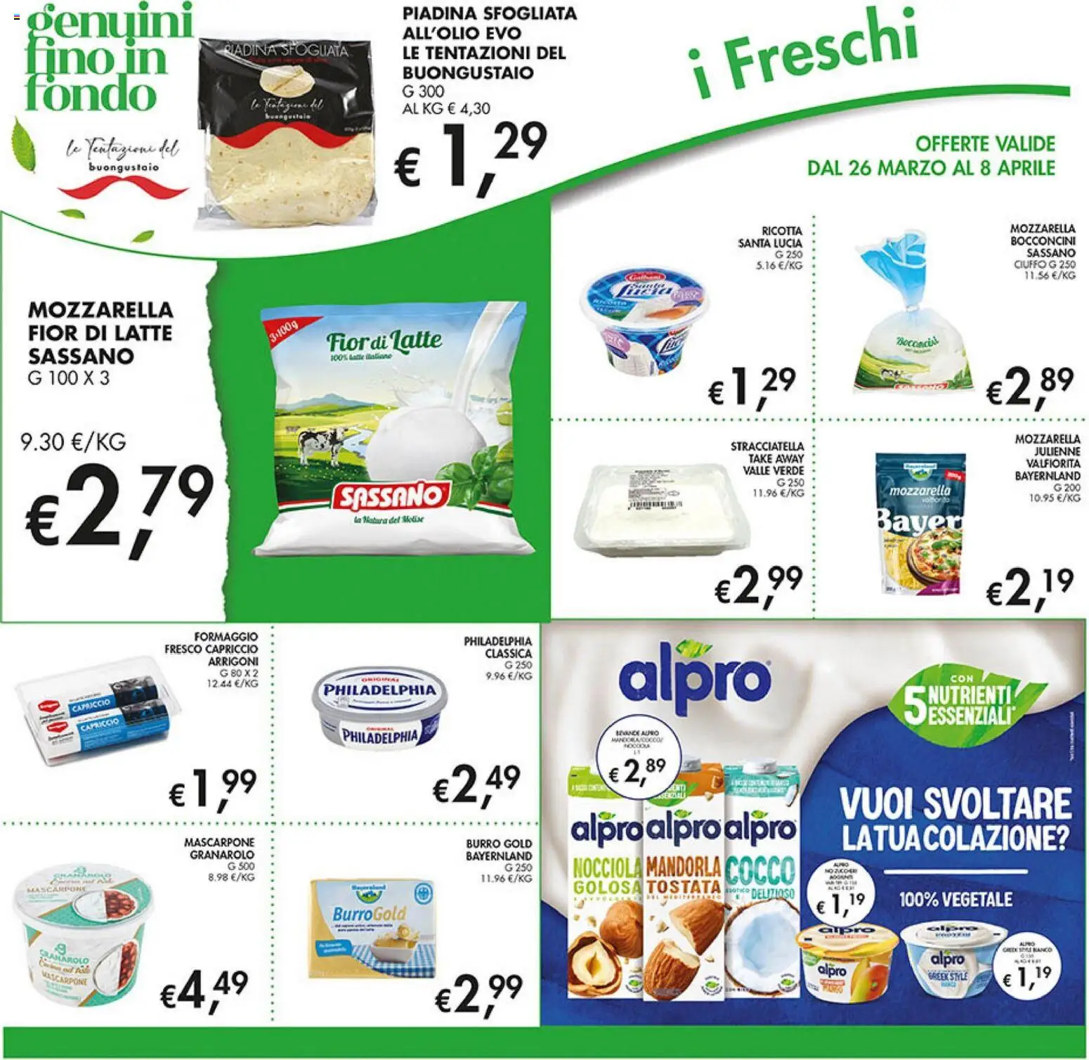 Volantino Coal del 26.03.2026 | Pagina: 8 | Prodotti: Latte, Cocco, Ricotta, Mascarpone