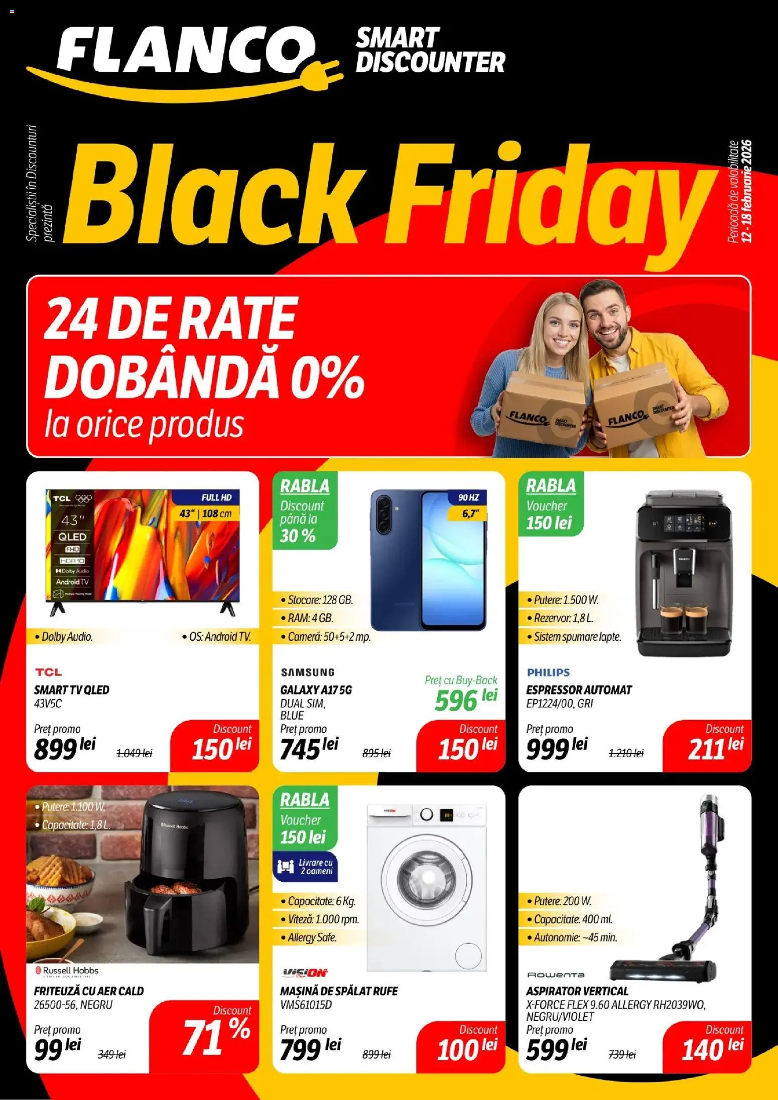 Noul catalog Flanco – valabil de la 12.02.2026 | Pagină: 1 | Produse: Enginar, Ginseng, Aspirator, Friteuză