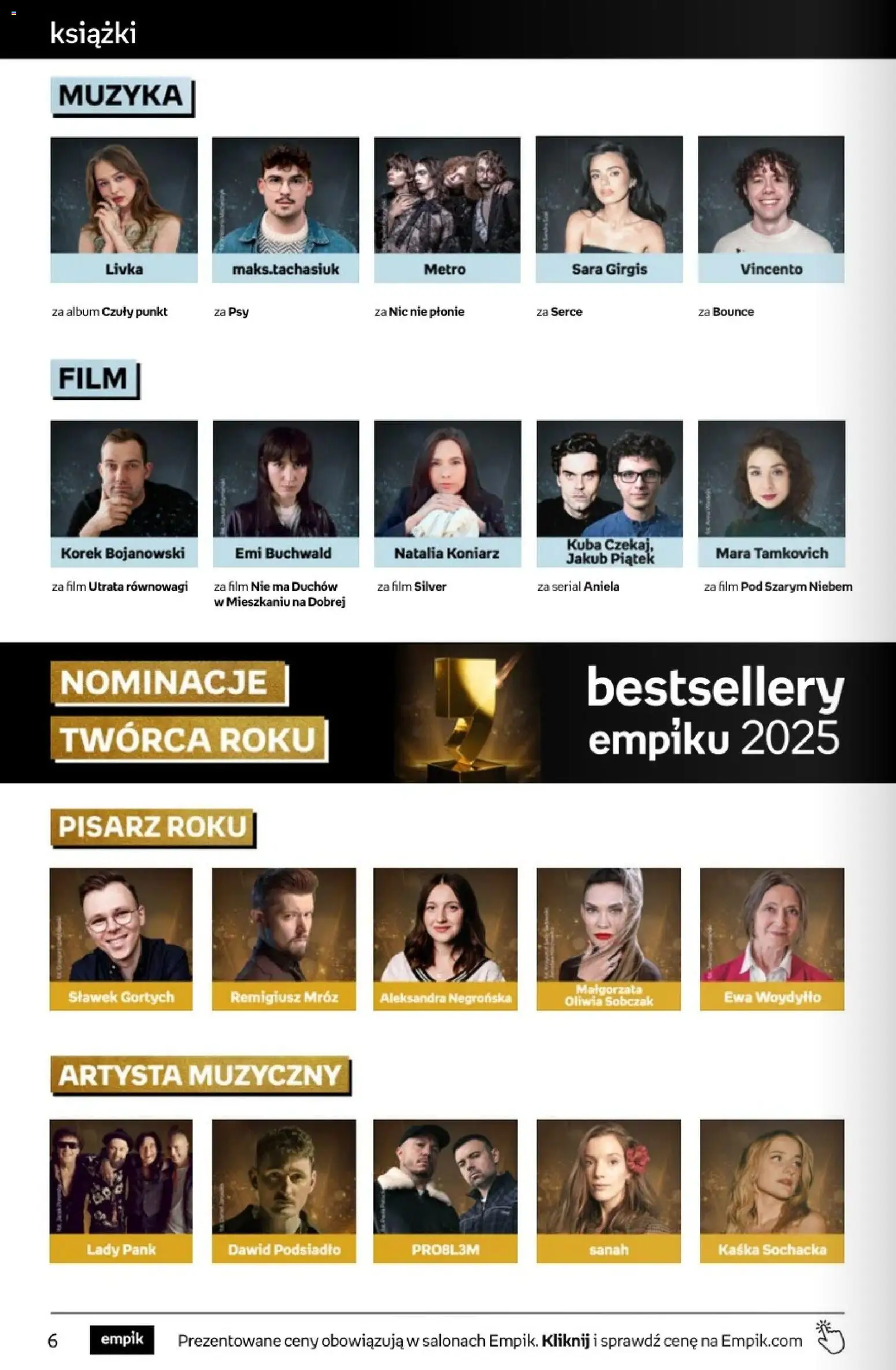 Empik promocje - Tom kultury Książki od 11.02.2026 | Strona: 6 | Produkty: Książki