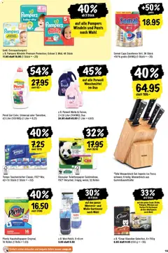 Coop Aktionen ab 13.11.2025 gültig | Seite: 15 | Produkte: Waschmittel, Pampers, Toilettenpapier