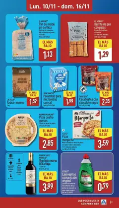 Vista previa EL HORNO® Pan de molde sin corteza, Contiene 16 rebanadas. Bajo contenido de grasas saturadas. 450 g válido desde el 10.11.2025 | Página: 11