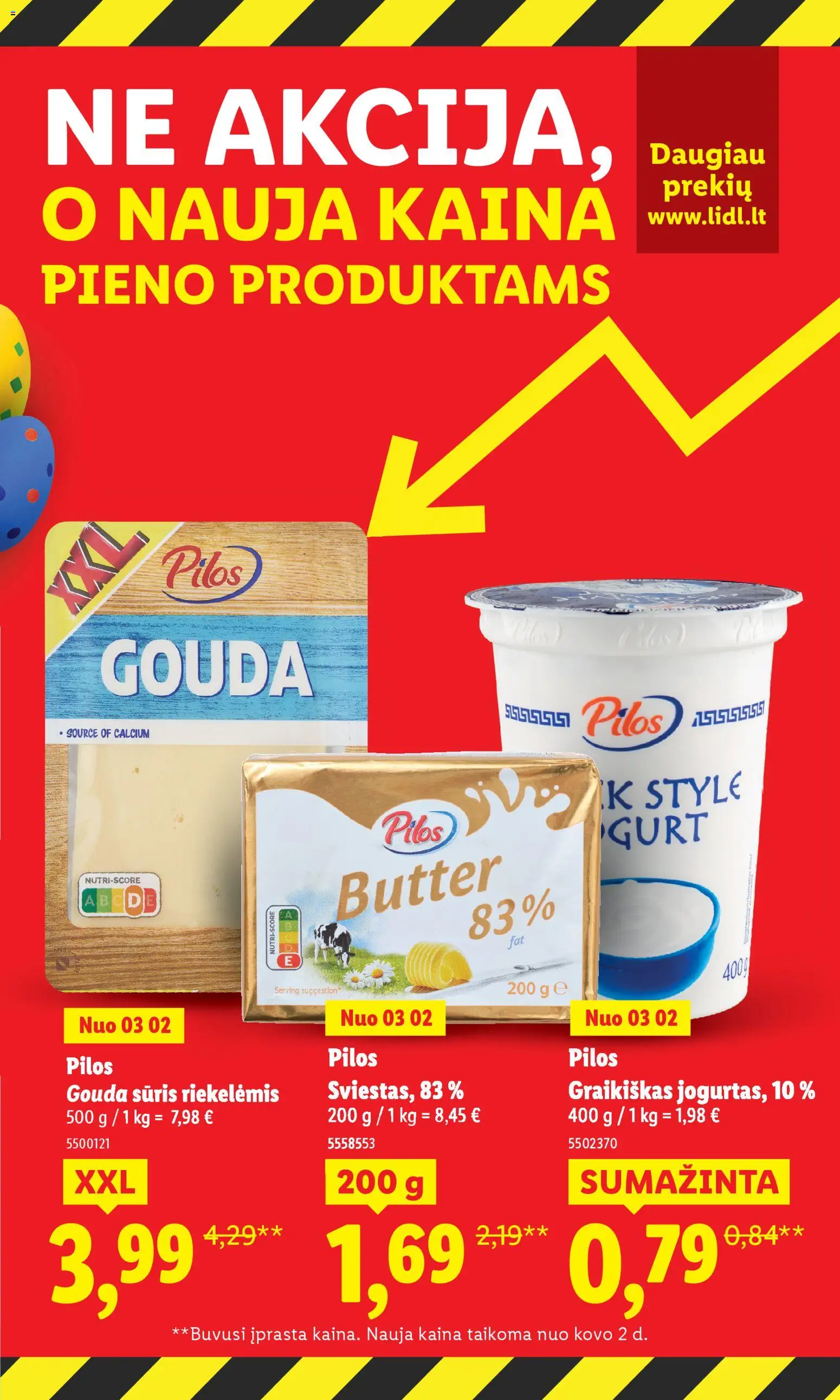 LIDL akcijos nuo 16.03.2026 | Puslapis: 9 | Prekių: Sūris