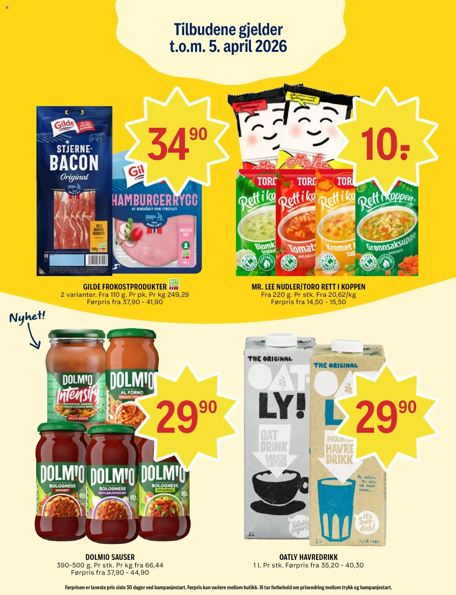 {H1} | Side: 10 | Produkter: Svin, Pasta, Форель, Necessär