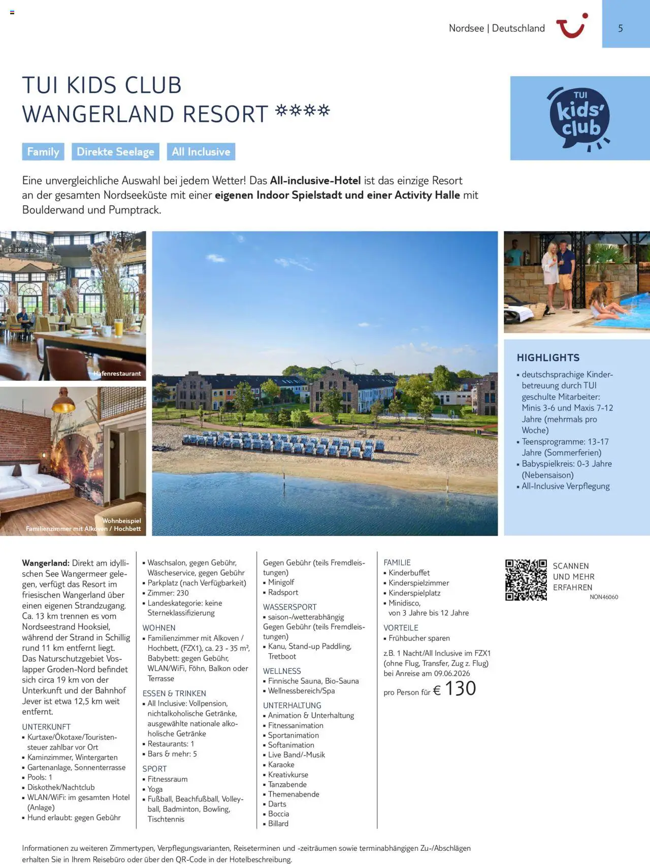 TUI Urlaub mit eigener Anreise 2025/26 – gültig ab 01.11.2025 | Seite: 5 | Produkte: Babybett, Jever