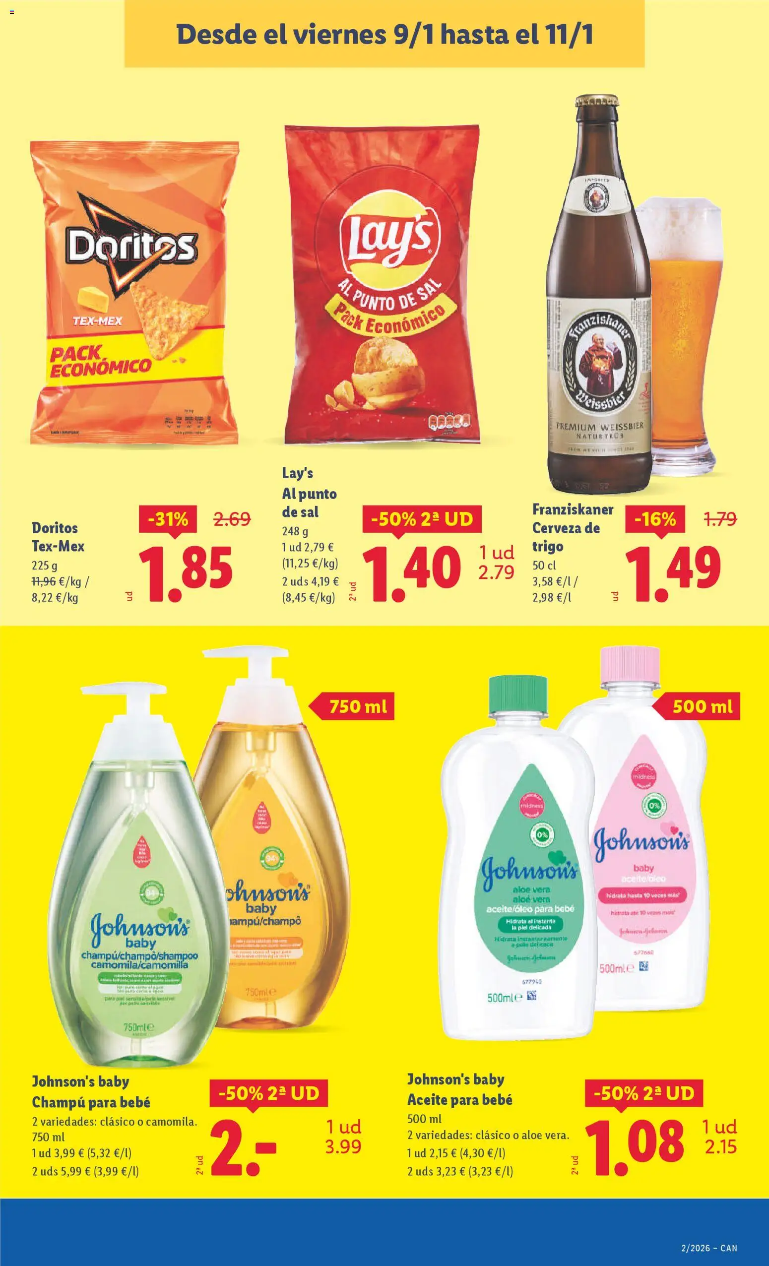 Lidl - Canarias │ válido desde el 05.01.2026 | Página: 31 | Productos: Champú, Aceite, Cerveza