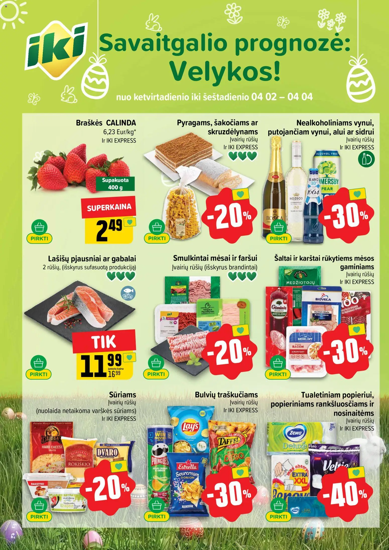IKI akcijos nuo 30.03.2026 | Puslapis: 68 | Prekių: Braškės