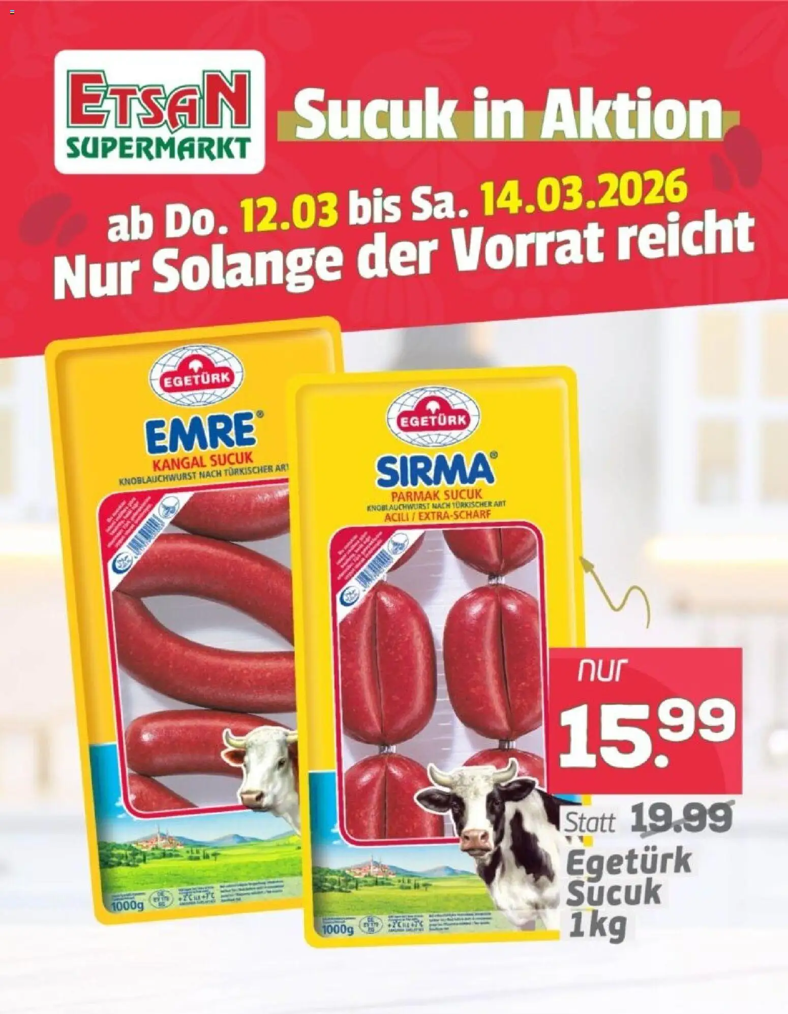 ETSAN Sucuk in Aktion gültig ab 12.03.2026 | Seite: 1