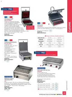 METRO - Prévisualisation de METRO - #CHR Équipement valide à partir de 01.01.2025 | Page: 59 | Produits: Panini, Grill, Livre, Cadre