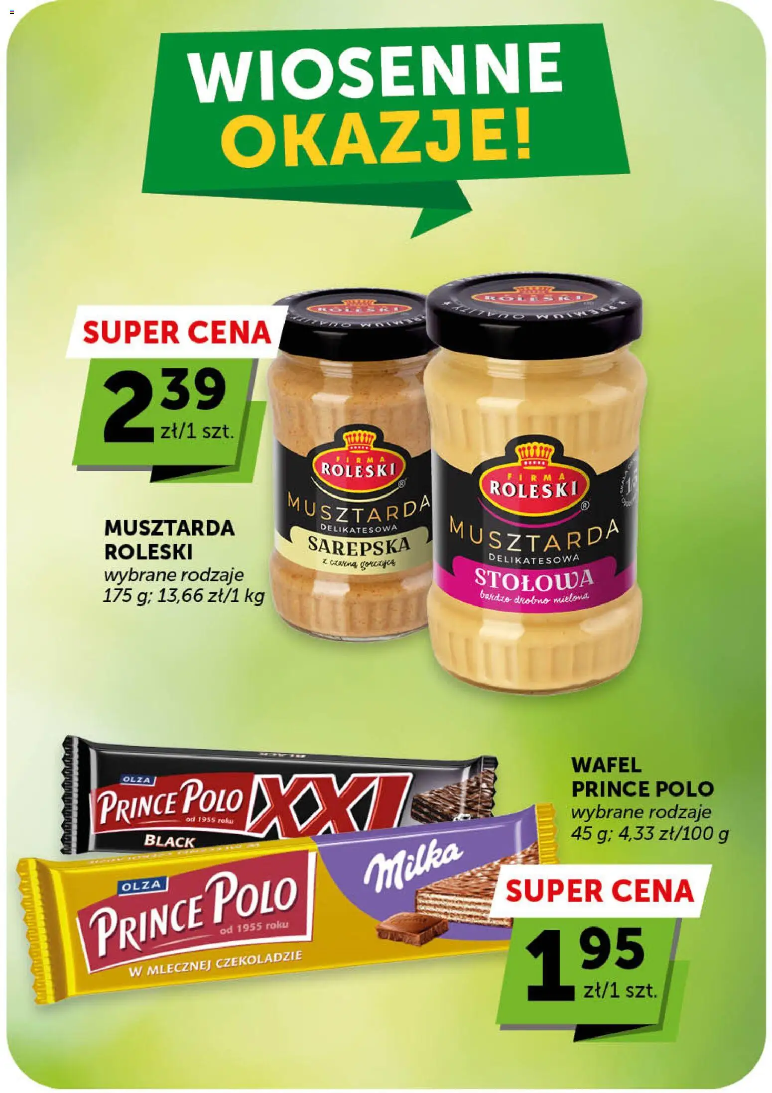 Groszek gazetka - Market od 23.04.2026 | Strona: 2 | Produkty: Milka, Musztarda