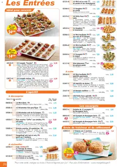  | Page: 26 | Produits: Chorizo, Saumon fumé, Fromage de chèvre, Tomates