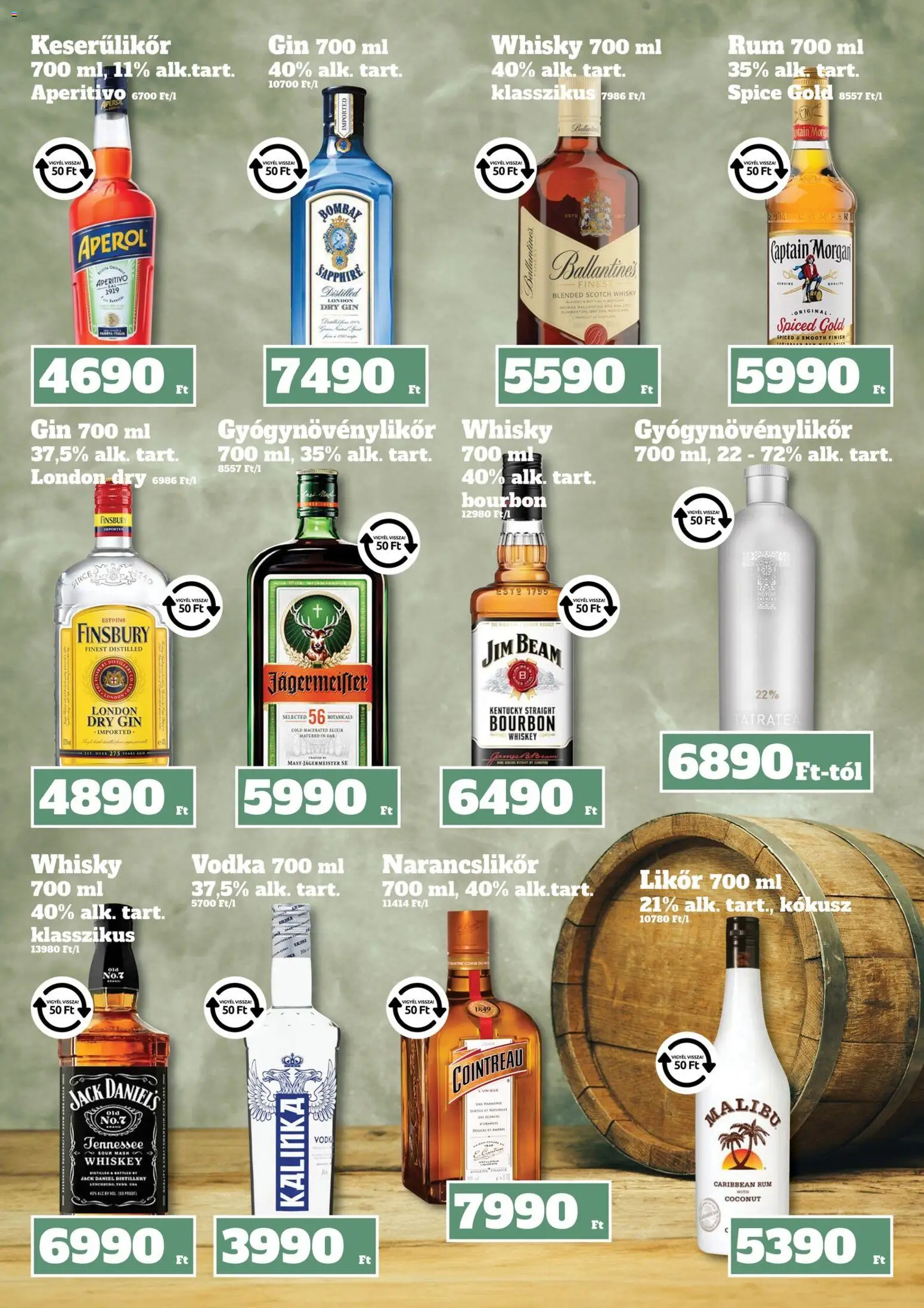 Family Diszkont akciós ujság - amely érvényes a következő dátumtól: 16.04.2026 | Oldal: 21 | Termékek: Aperol, Kokusz, Gin, Likőr