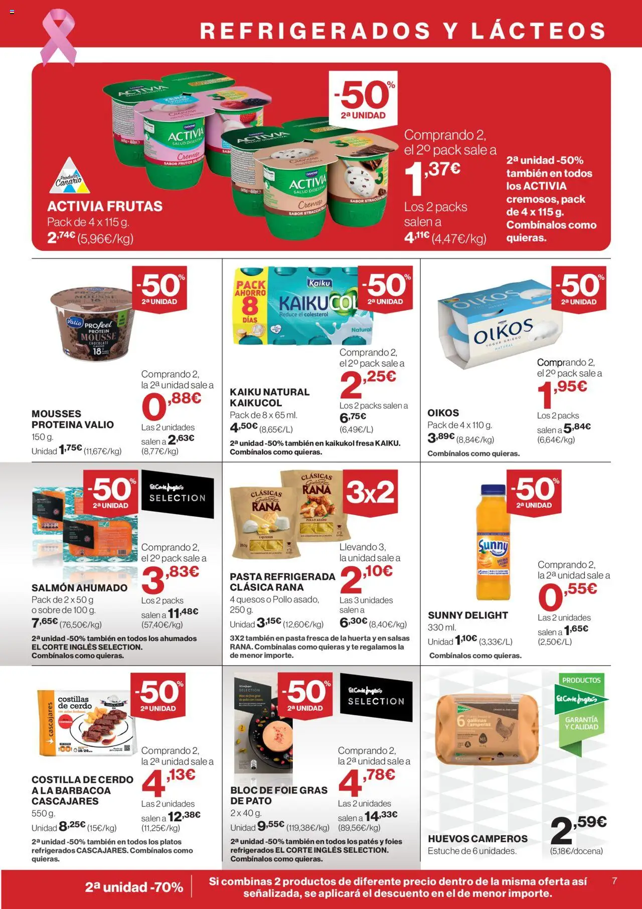 Supercor Canarias │ válido desde el 09.10.2025 | Página: 7 | Productos: Mousse, Chocolate, Barbacoa, Salmón ahumado