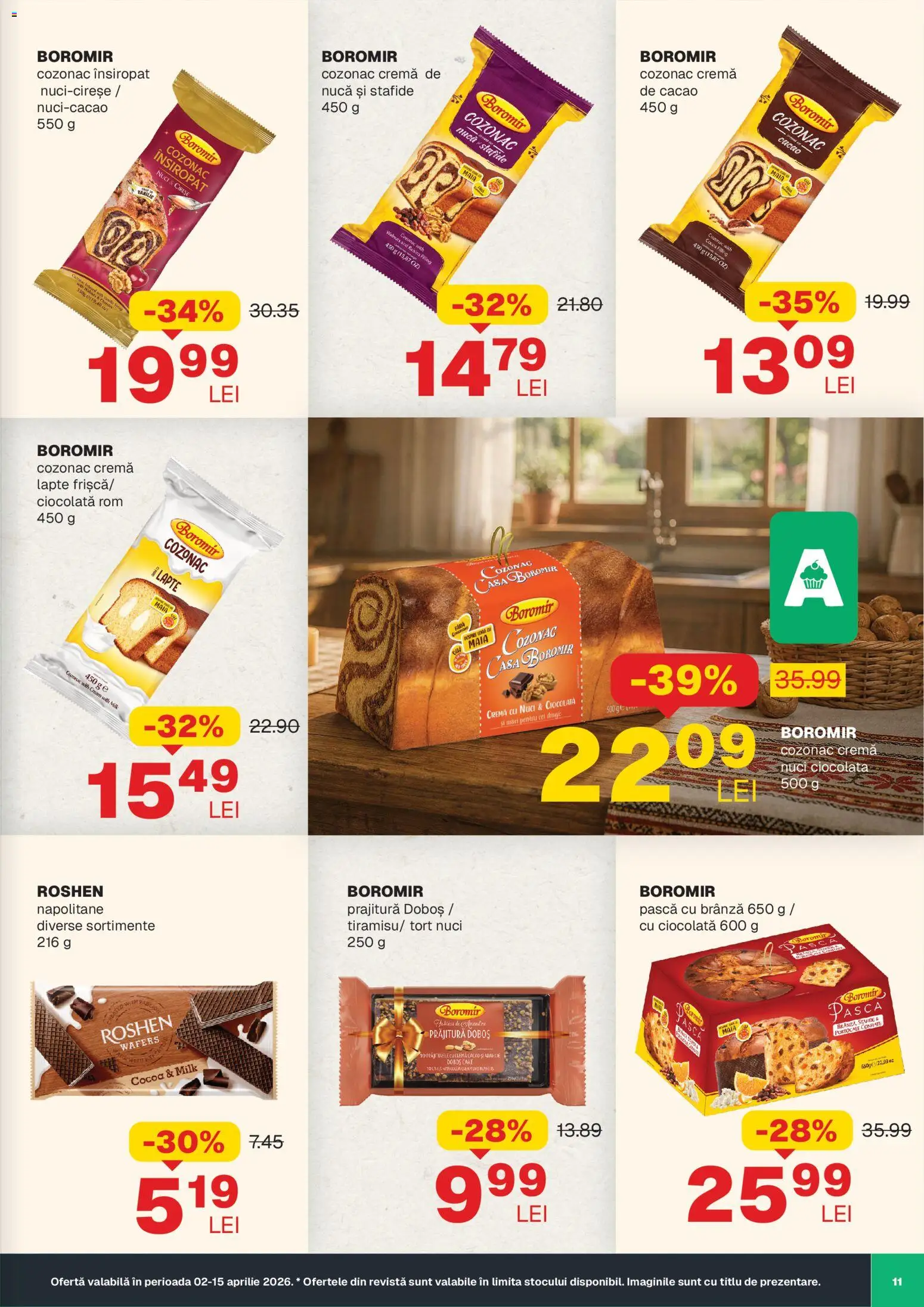 Noul catalog Annabella – valabil de la 02.04.2026 | Pagină: 11 | Produse: Lapte, Cremă, Rom, Cacao