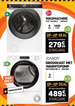 Electro Depot folder - Voorbeeld van een folder van Electro Depot, geldig van 25.03.2026 | Pagina: 12 | Producten: Wasmachine