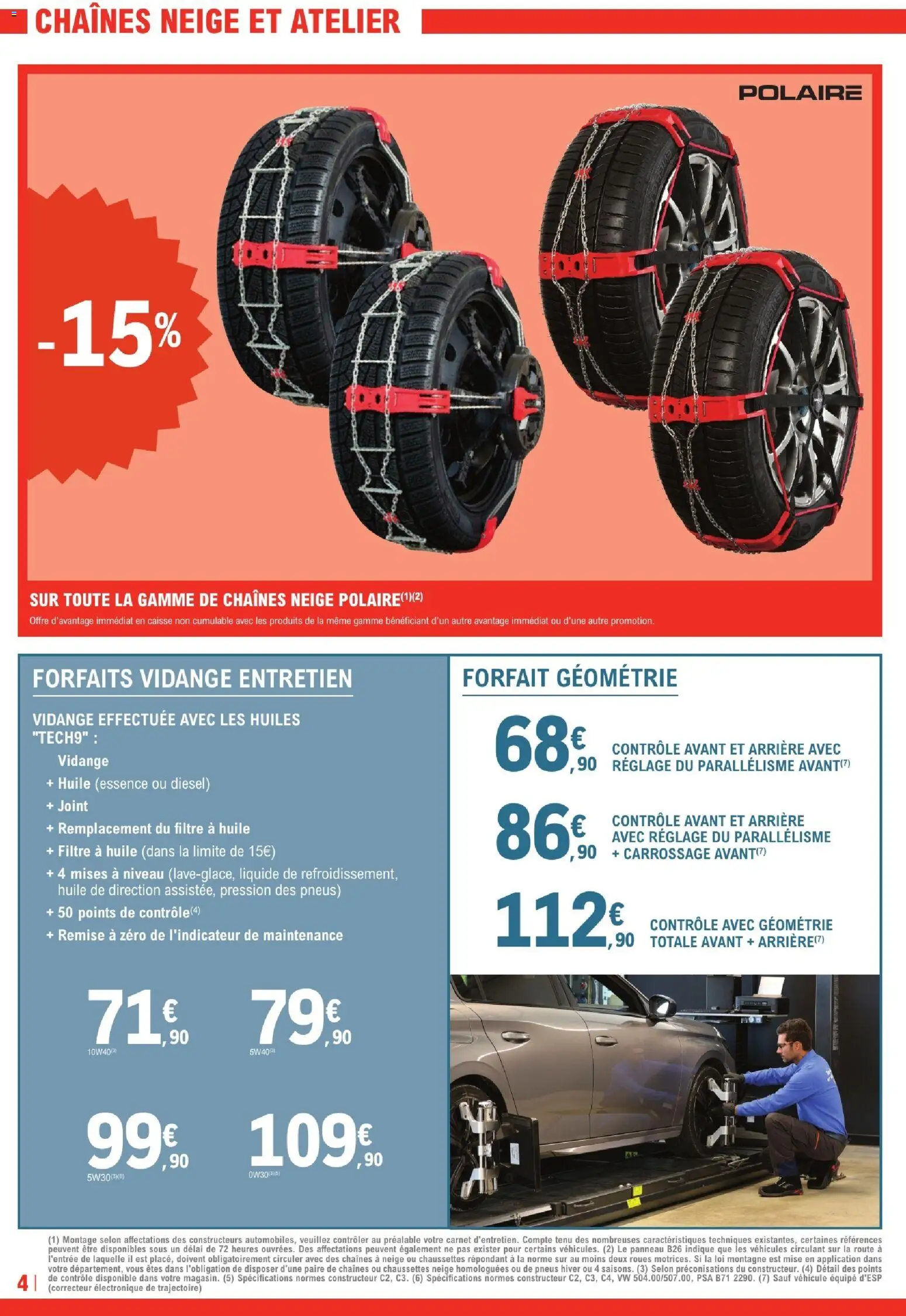 {H1} | Page: 4 | Produits: Filtre, Pneus, Correcteur, Huile