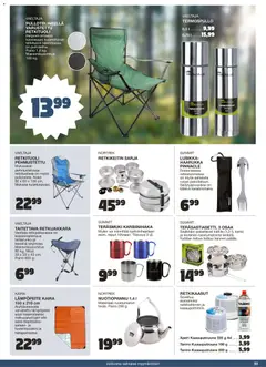 Tokmanni-mainoslehti voimassa 02.04.2026 alkaen | Sivu: 93 | Tuotteet: Retkikeitin, Voi, Termospullo, Lautanen